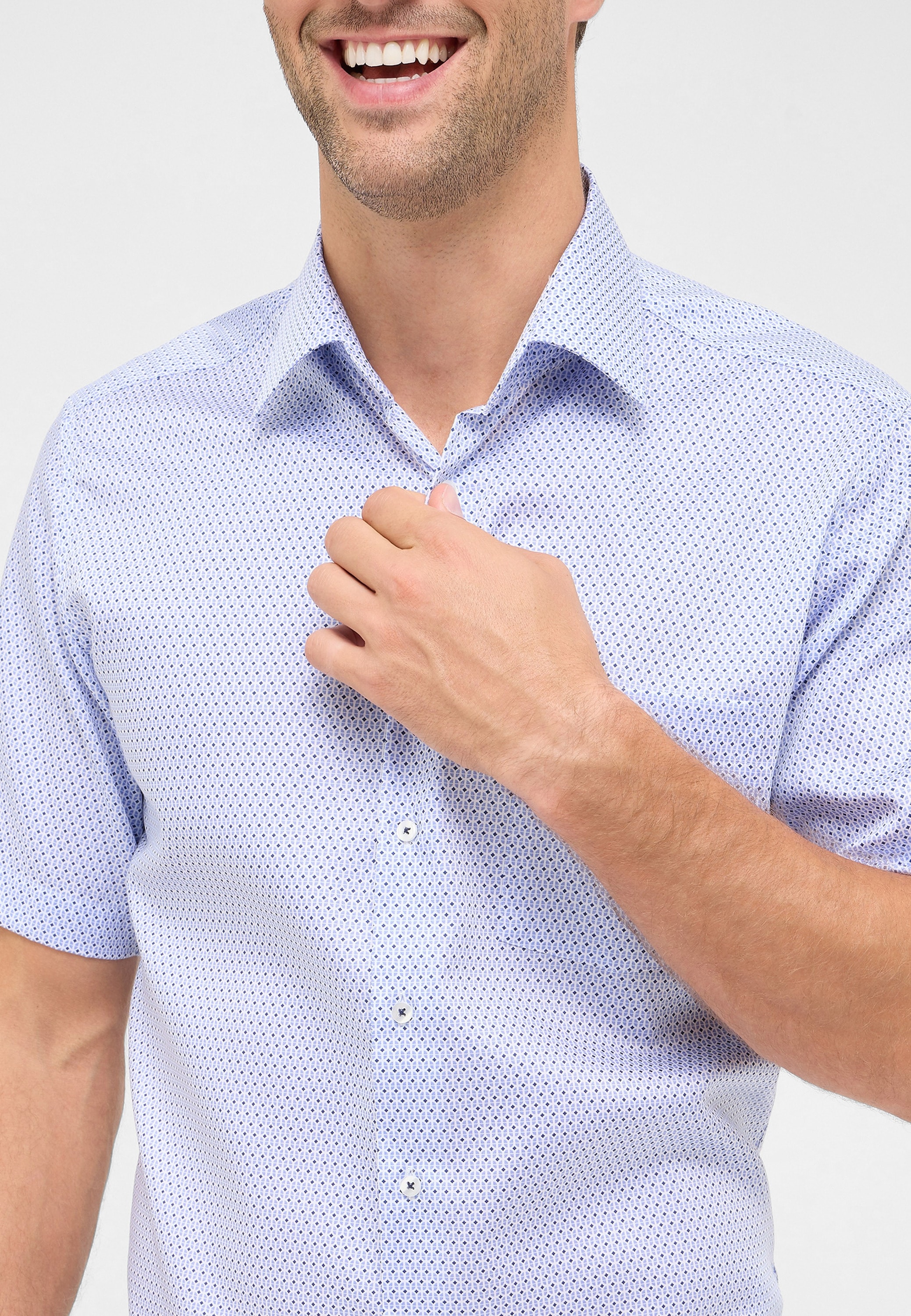 Eterna Kurzarmhemd »MODERN FIT« NON IRON (bügelfrei)