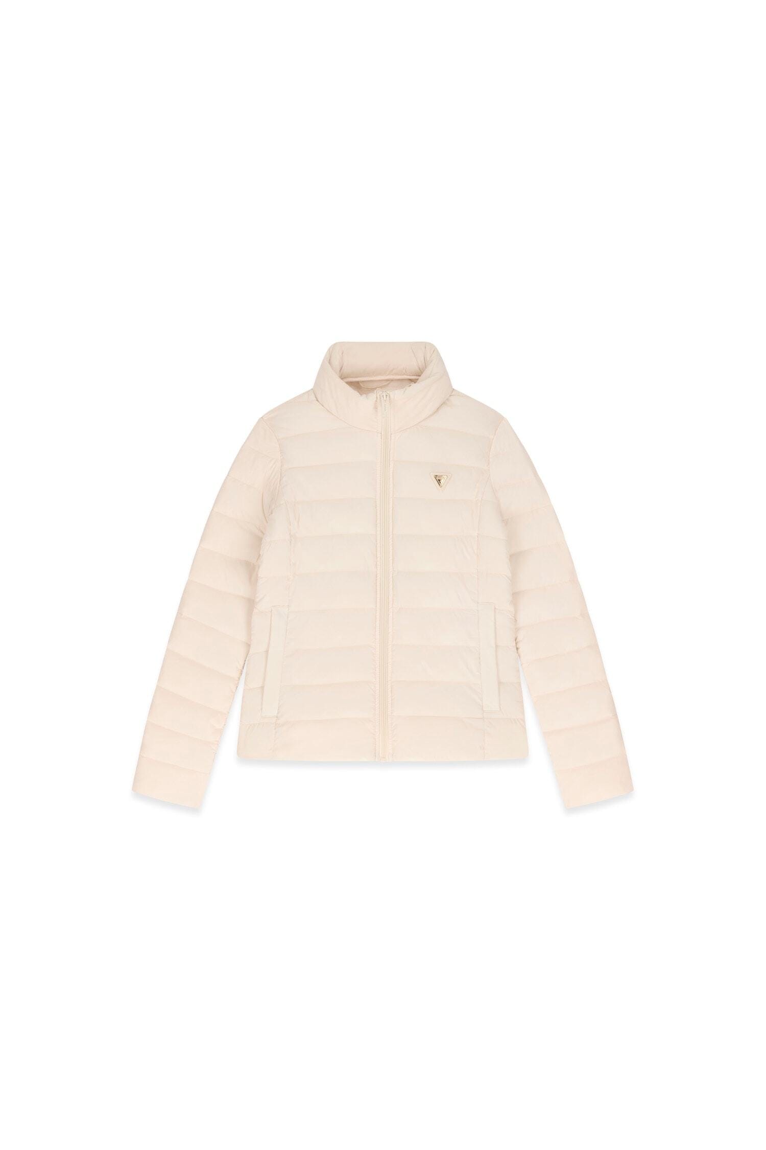 Guess Veste matelassée »SOLID HEAVY DIANN PUFFER JACKE« avec capuche mit Stehkragen, gefüttert