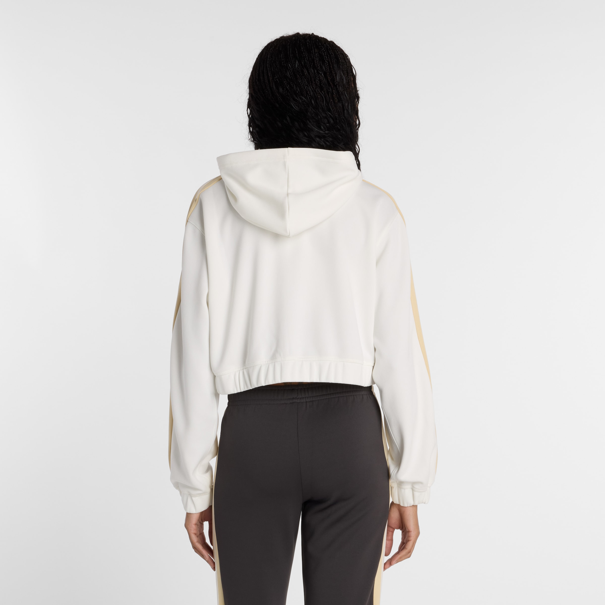 New Balance Sweat à capuche mit Kapuze, aus Polyester, mit Reissverschluss