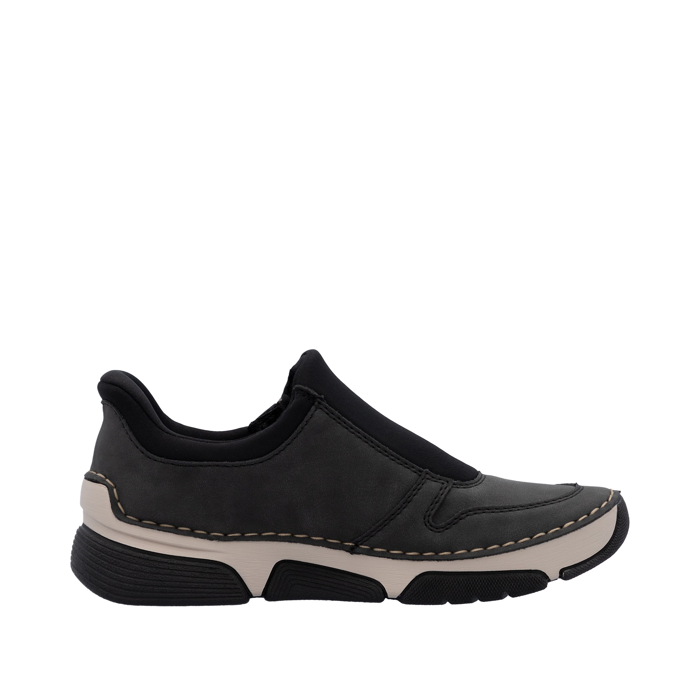 Rieker Baskets slip-on »Ready2GO«  chaussure basse, sneaker décontracté avec fermeture éclair latérale