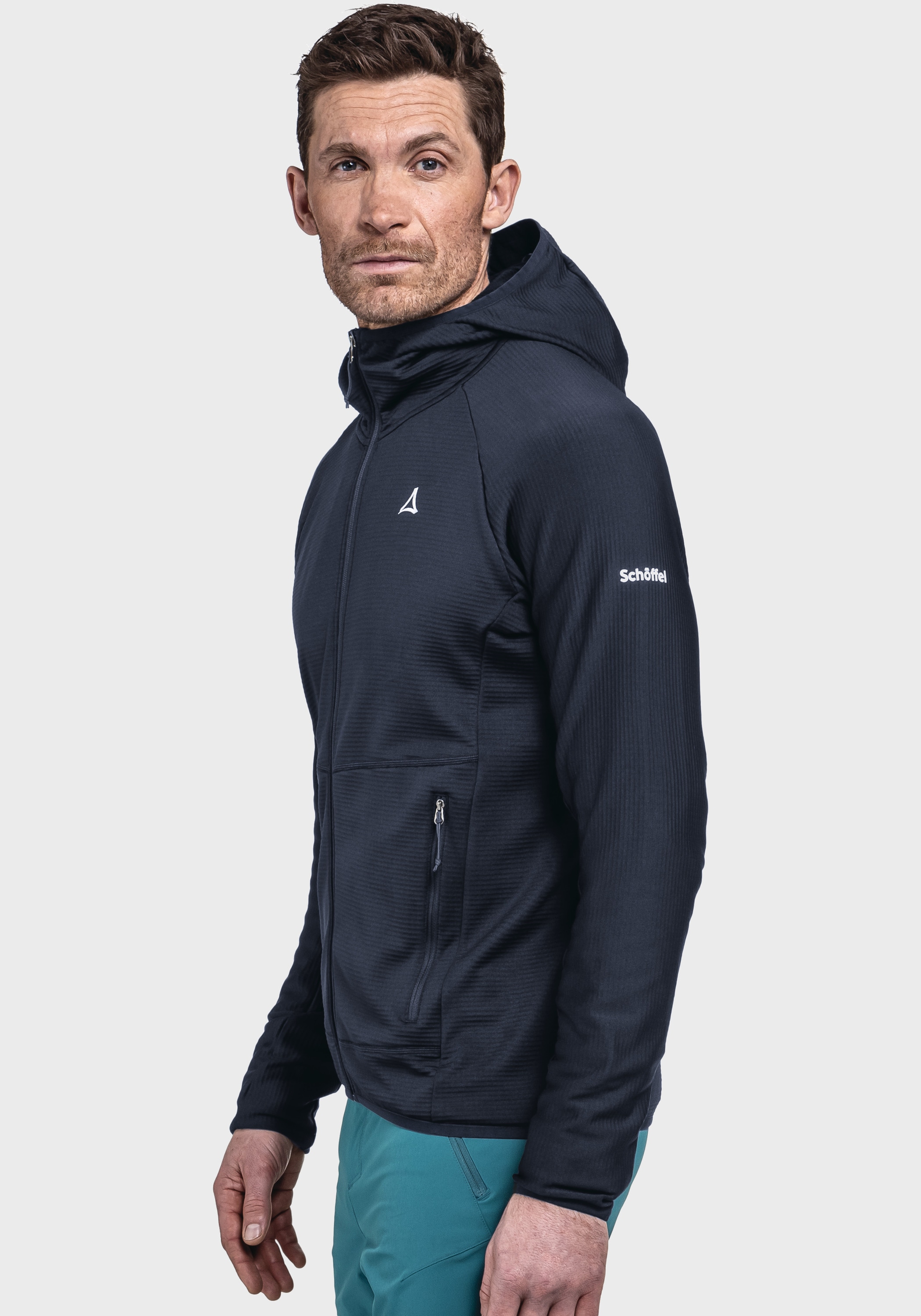 Schöffel Fleecejacke »Hiking Fleece Hoody Style Cascata MNS« mit Kapuze