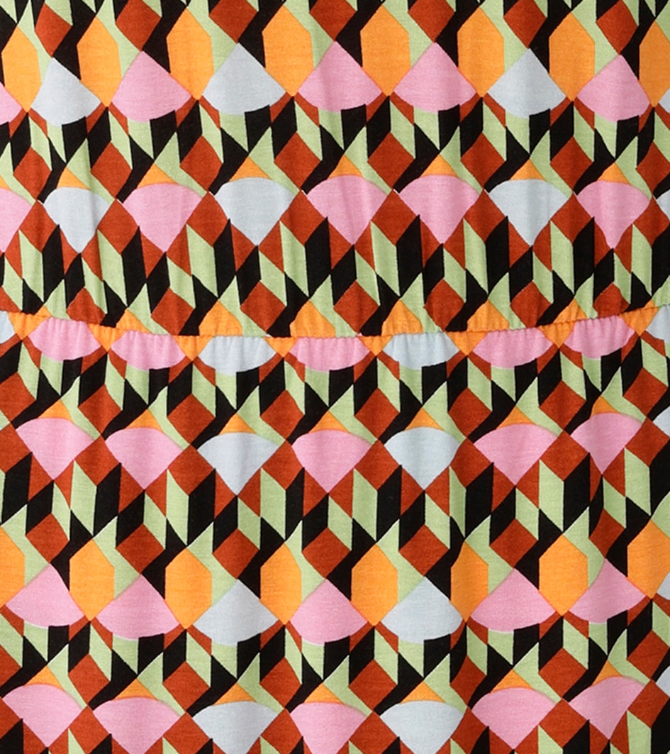 Aniston CASUAL Jerseykleid mit tiefem Rückenausschnitt in Wickeloptik - NEUE KOLLEKTION