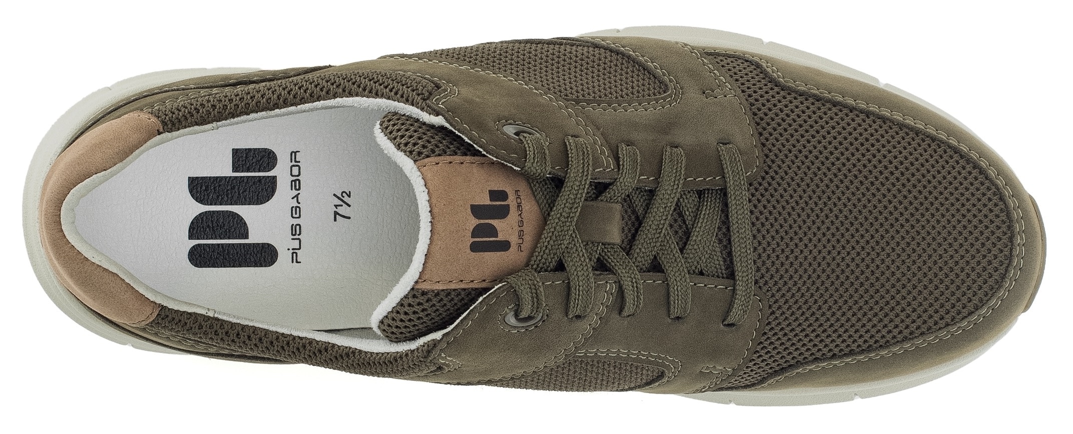 Pius Gabor Baskets compensées  , chaussure de loisirs, chaussure basse, à lacets, chaussure confort en largeur G