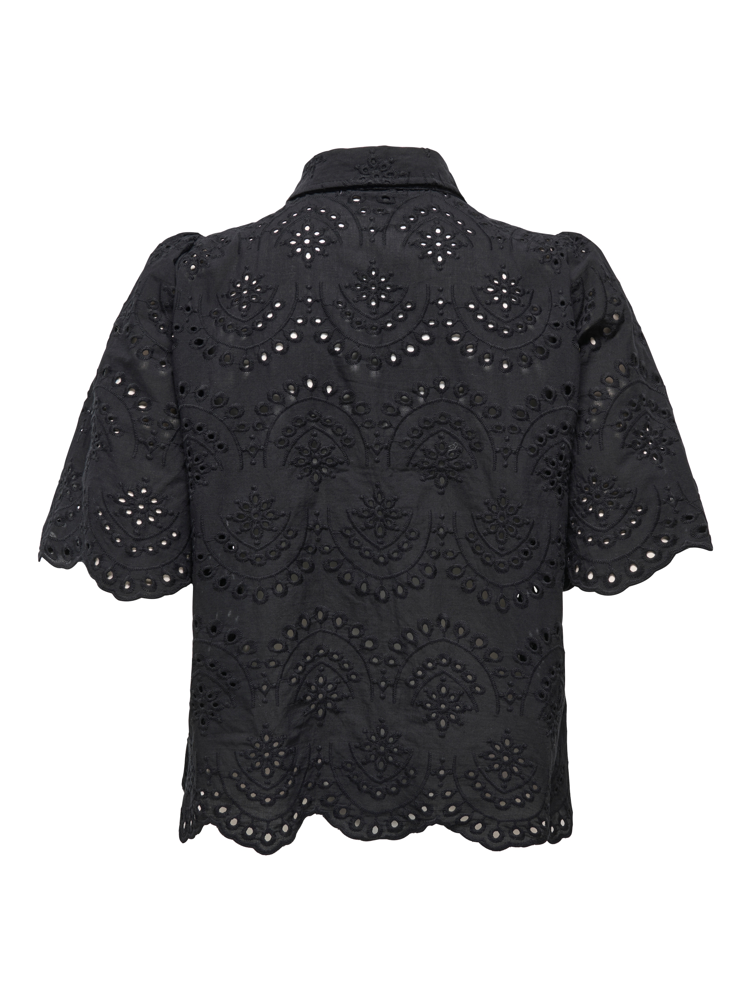 ONLY Blouse en dentelle »ONLVALAIS S/S SHIRT WVN NOOS« coton, coupe ample