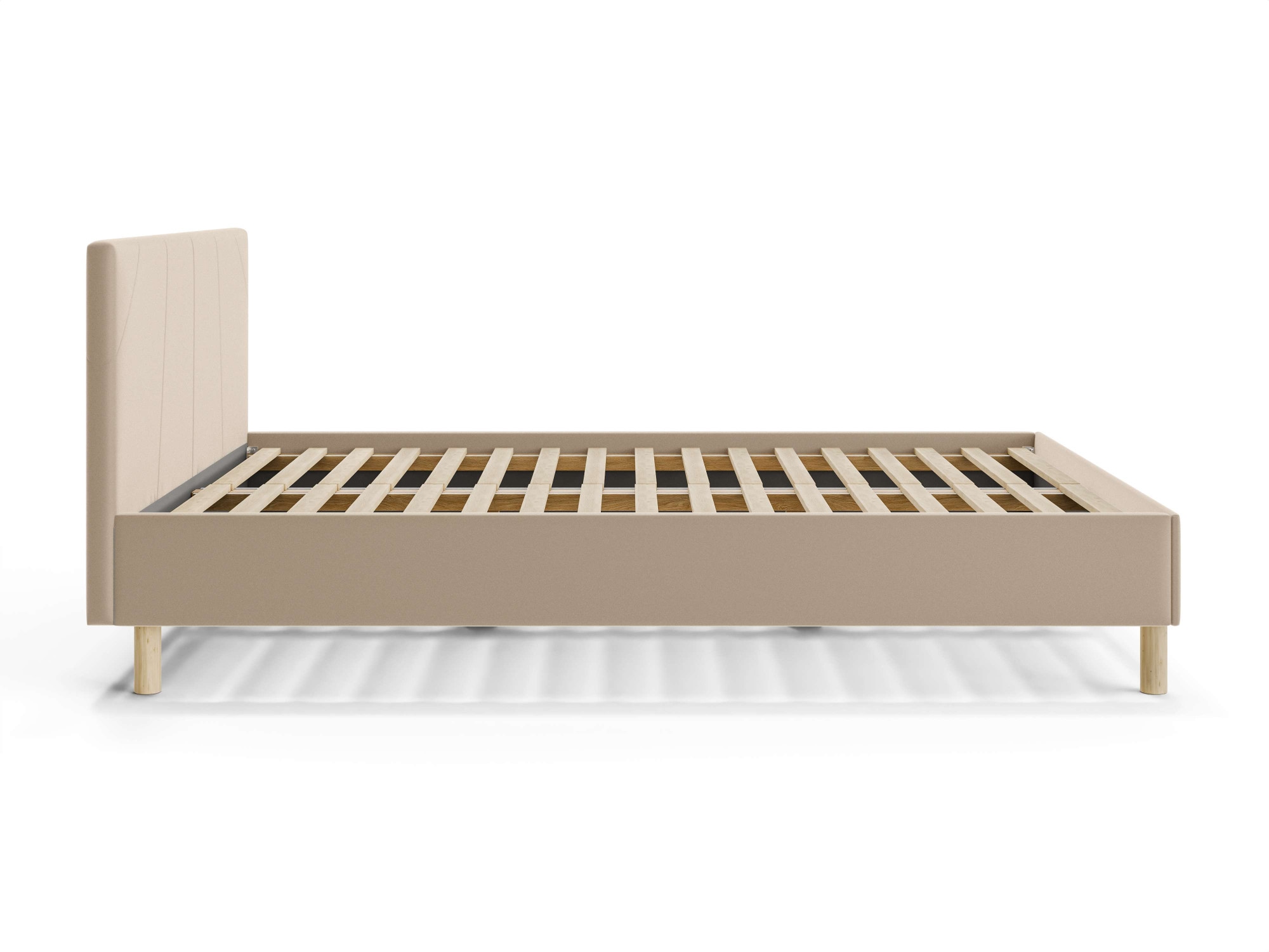 Home affaire Collection Lit rembourré »Albybyn, Bettgestell mit Kopfteil und Lattenrost, in 2 Breiten« sans coffre de lit ni matelas, en 2 largeurs - 140 et 160 cm