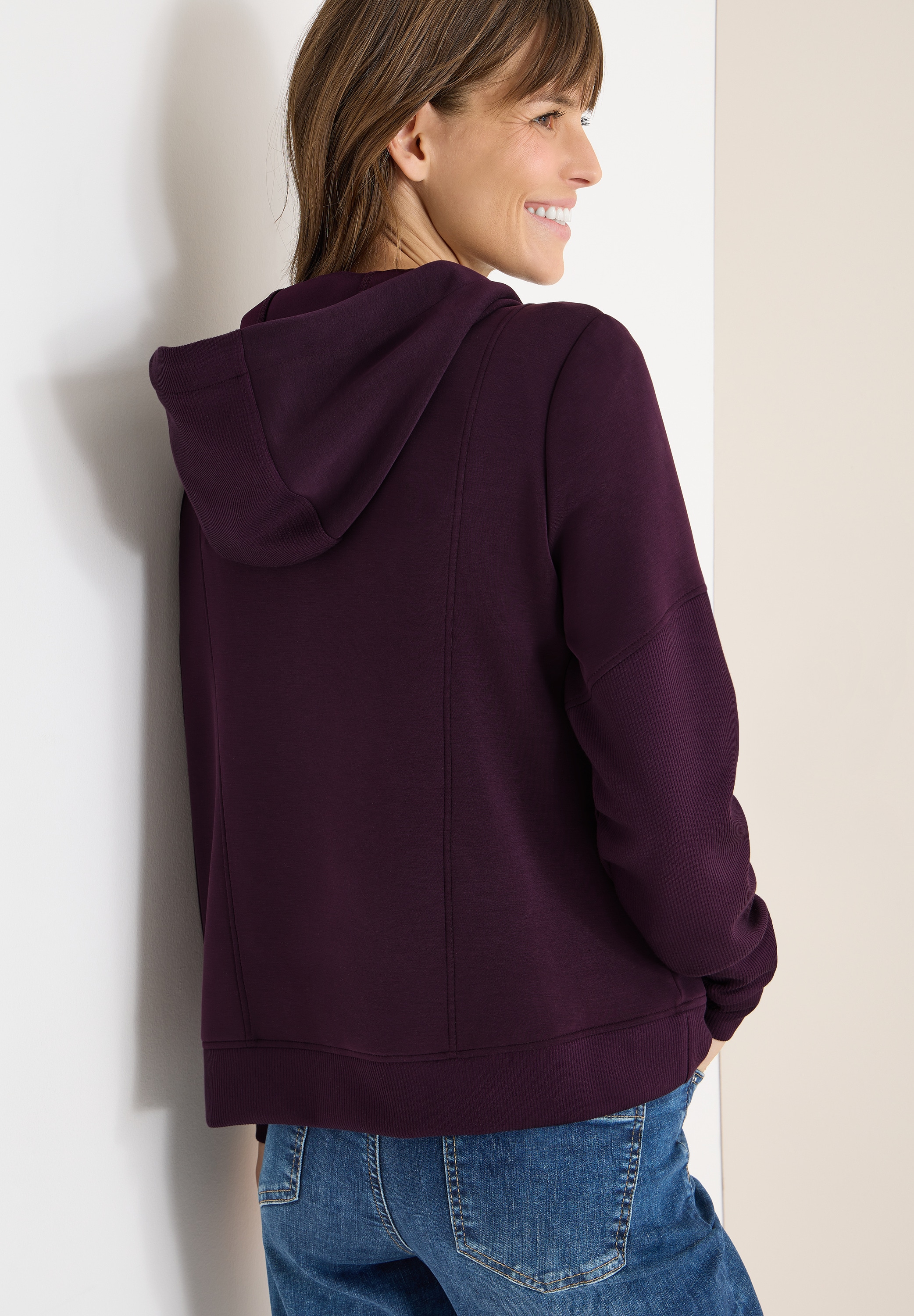Cecil Hoodie , Troyer-Sweater mit Kapuze
