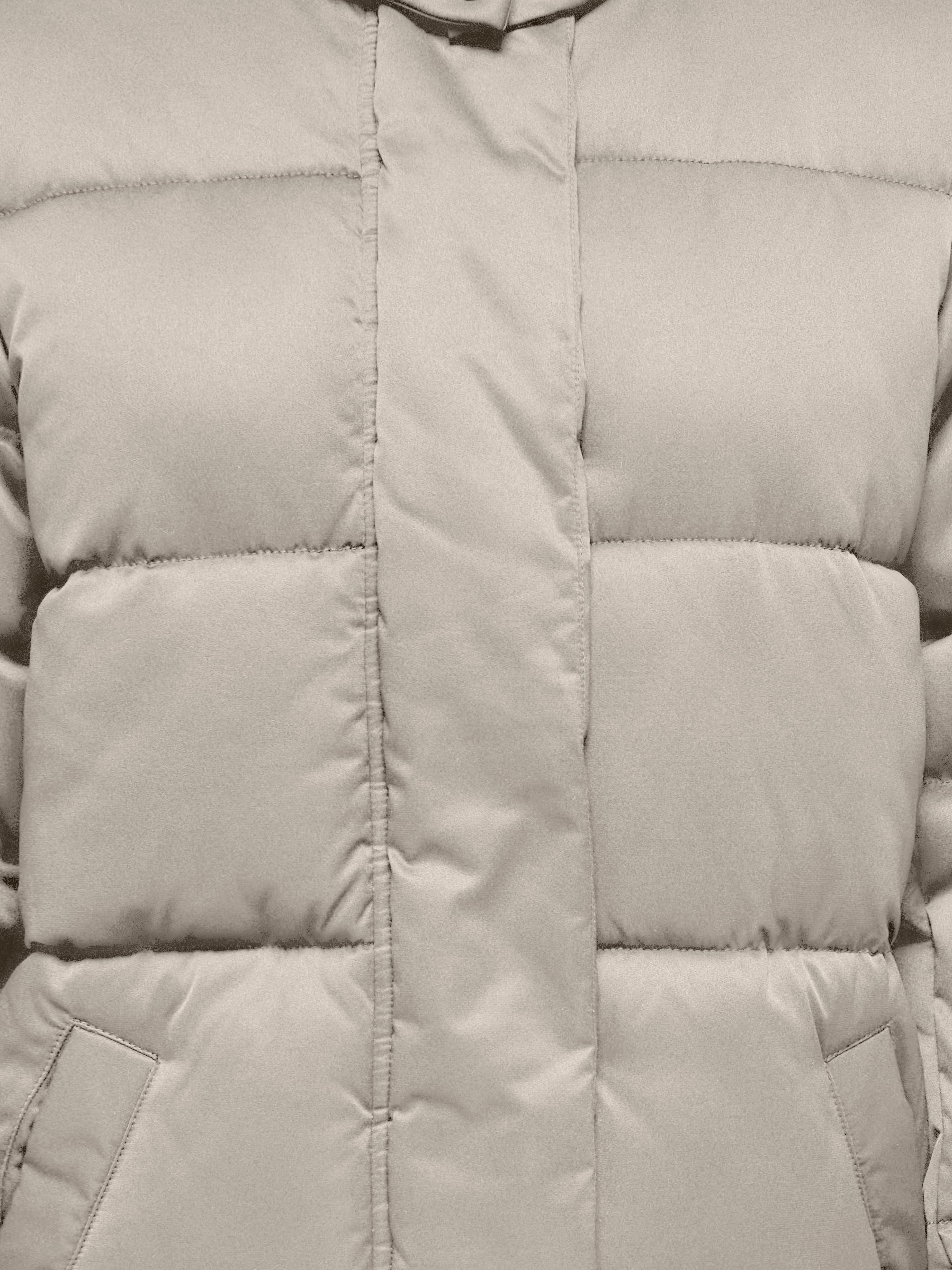 JDY Steppmantel »JDYMAJA LONG PADDED JACKET OTW YFM NOOS« mit Kapuze, verdeckter Reissverschluss