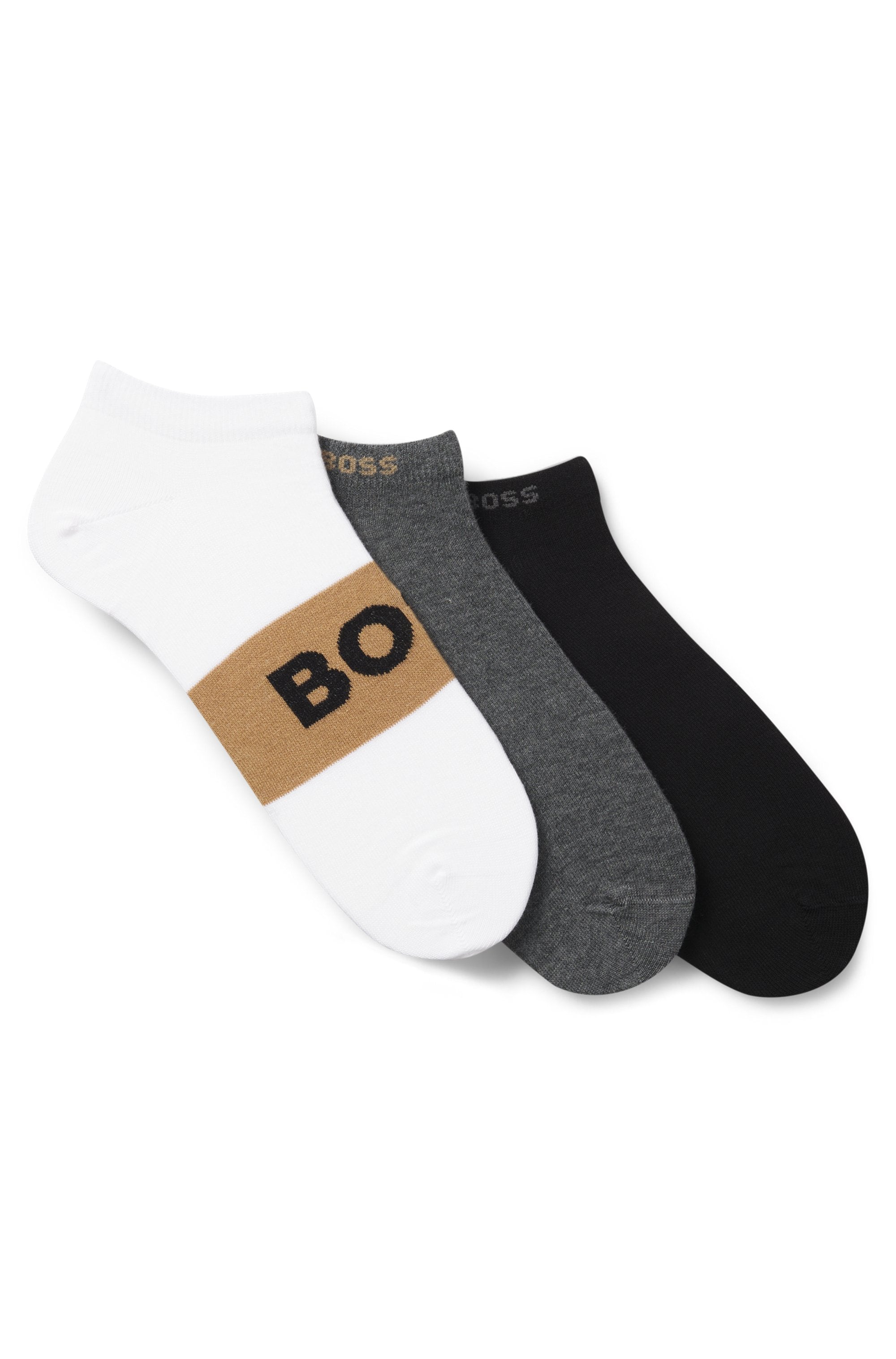 BOSS Chaussettes de baskets »3P AS Logo CC« 3 Couple tlg.