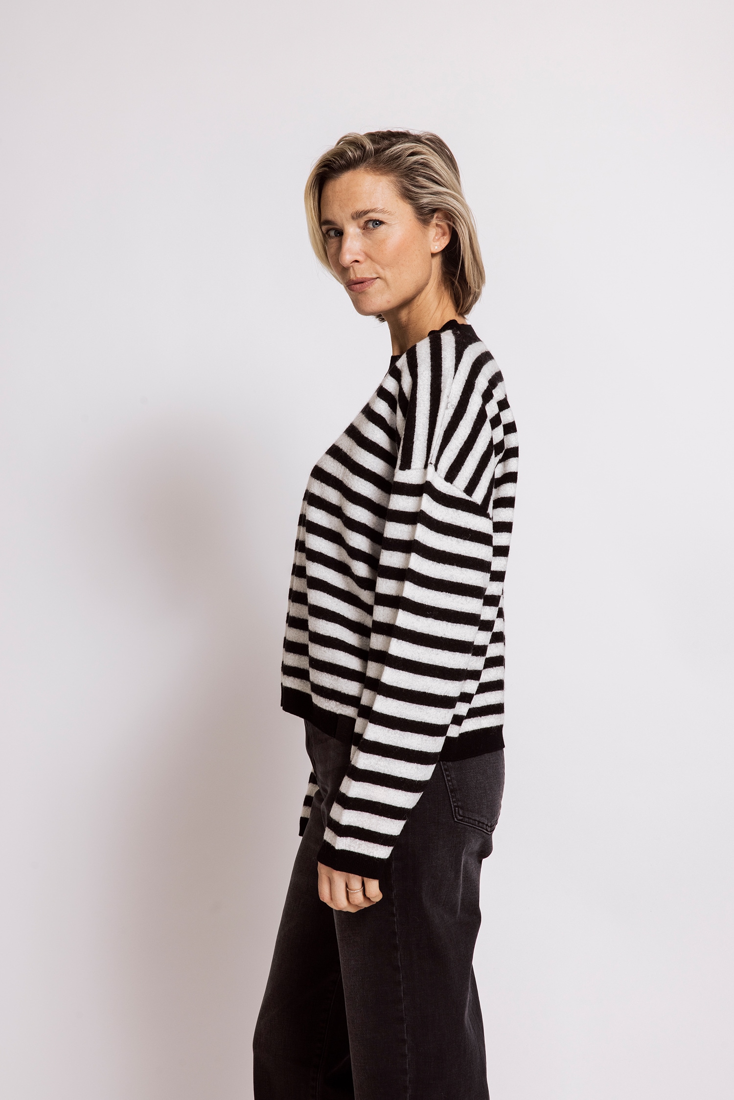 Zhrill Pull en laine »TANSY Ringel« avec motif rayé, coupe décontractée