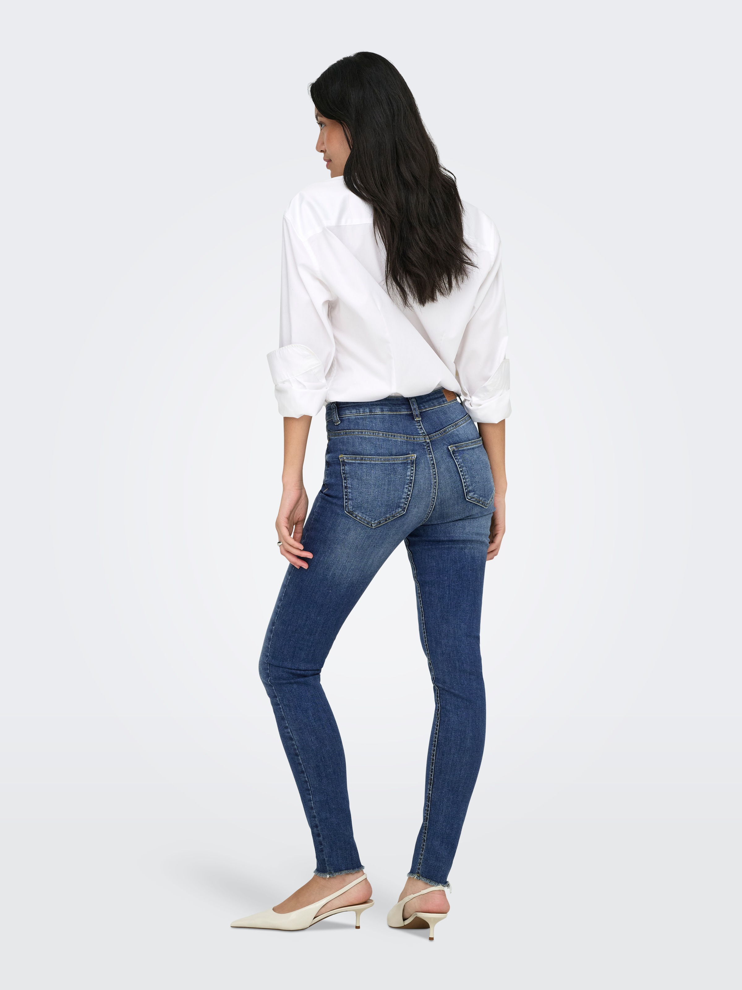 ONLY Jeans skinny »ONLWAUW HW SPARKLE SKINNY DNM« avec détail de strass