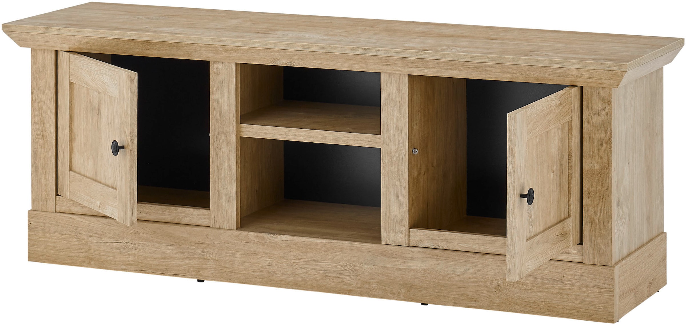 Home affaire Meuble mural »Cornwall, Anbauwand im Landhausstil, Wohnzimmer-Set, Eiche Dekor« Set, 4 cuis tlg.