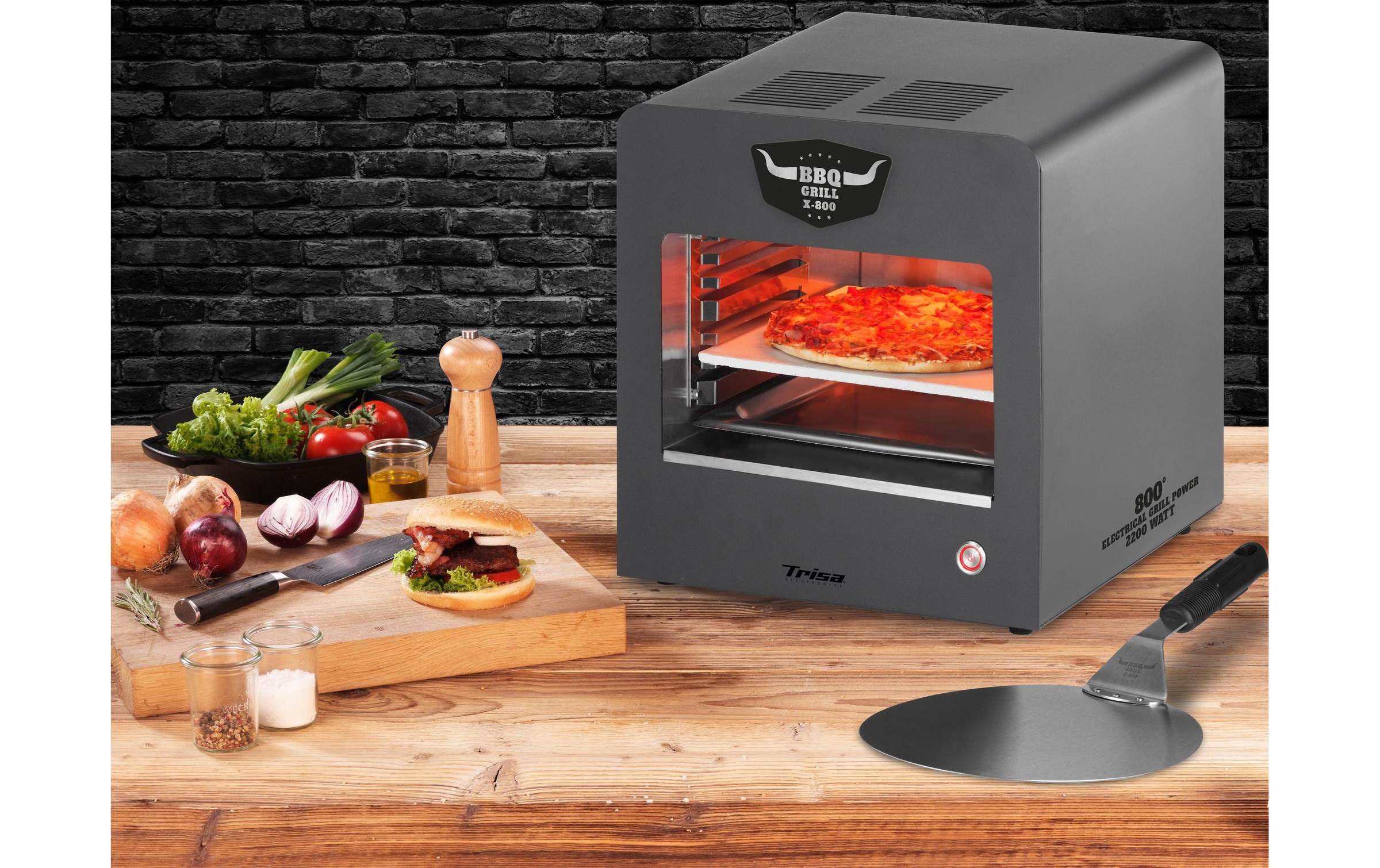 Trisa Elektro-Standgrill »BBQ-Grill X800«