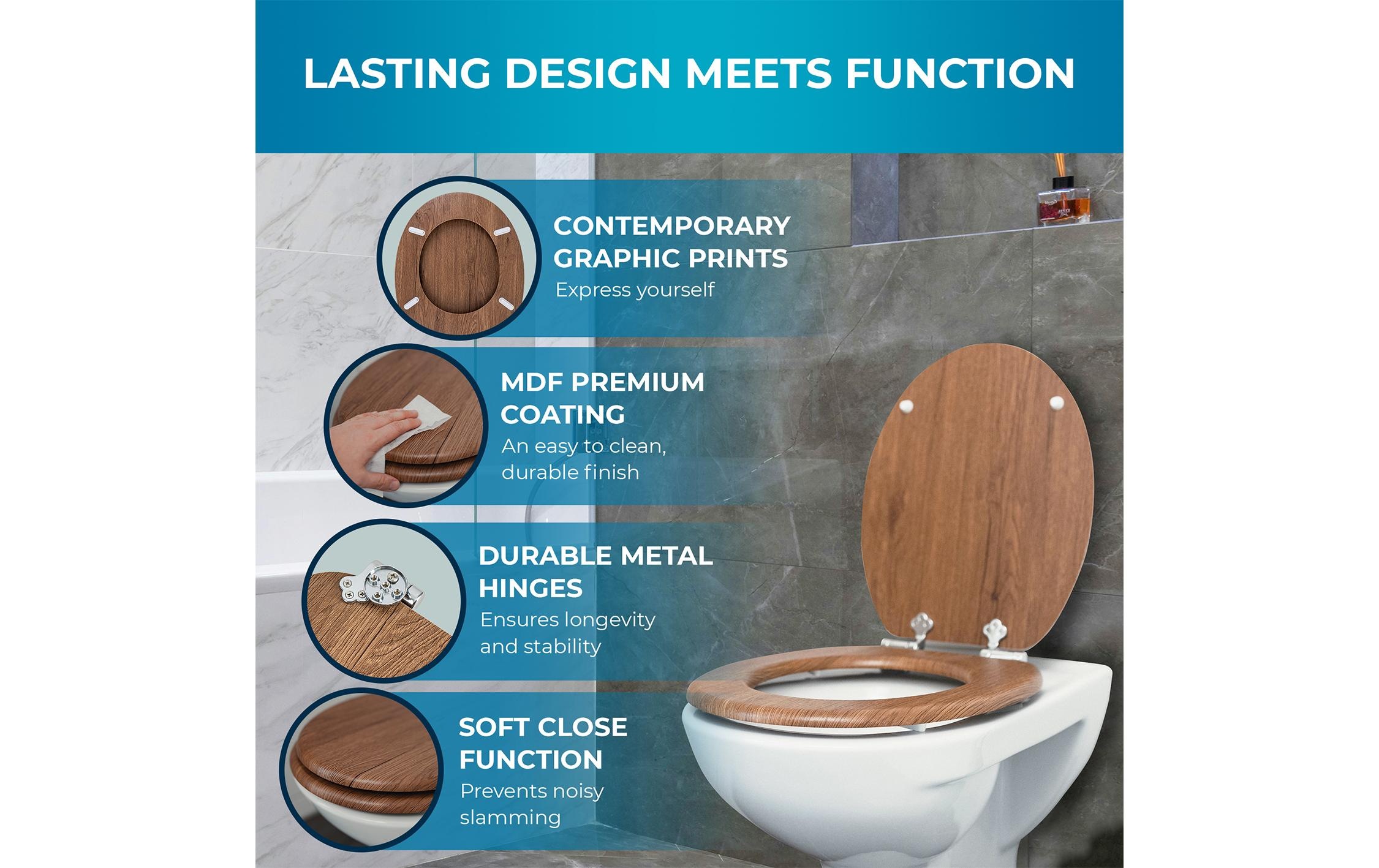   WC-Sitz »Benkstein« Holzart: Bambus (China)