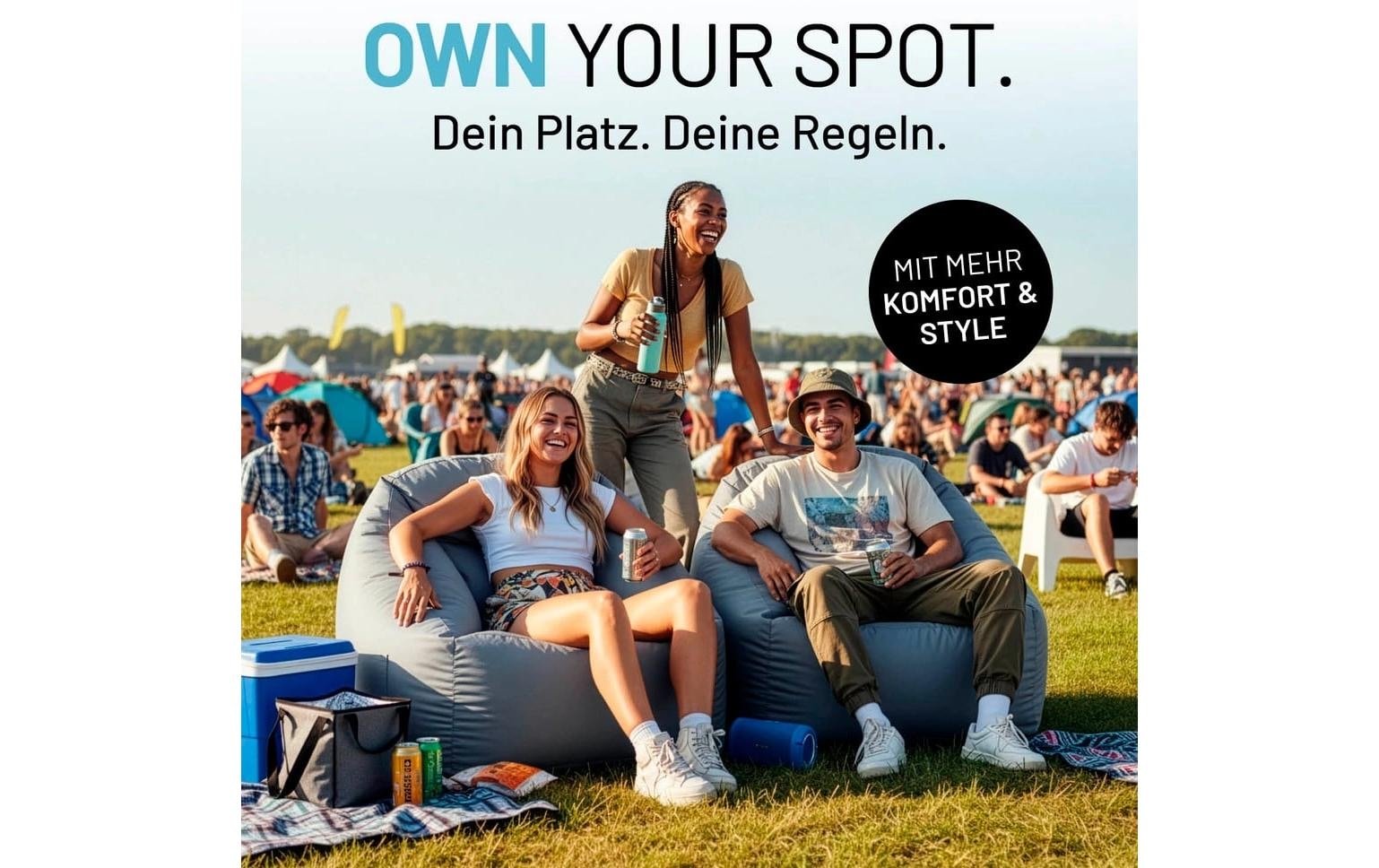 Lumaland Pouf »AIR-Sessel In-& Outdoor«