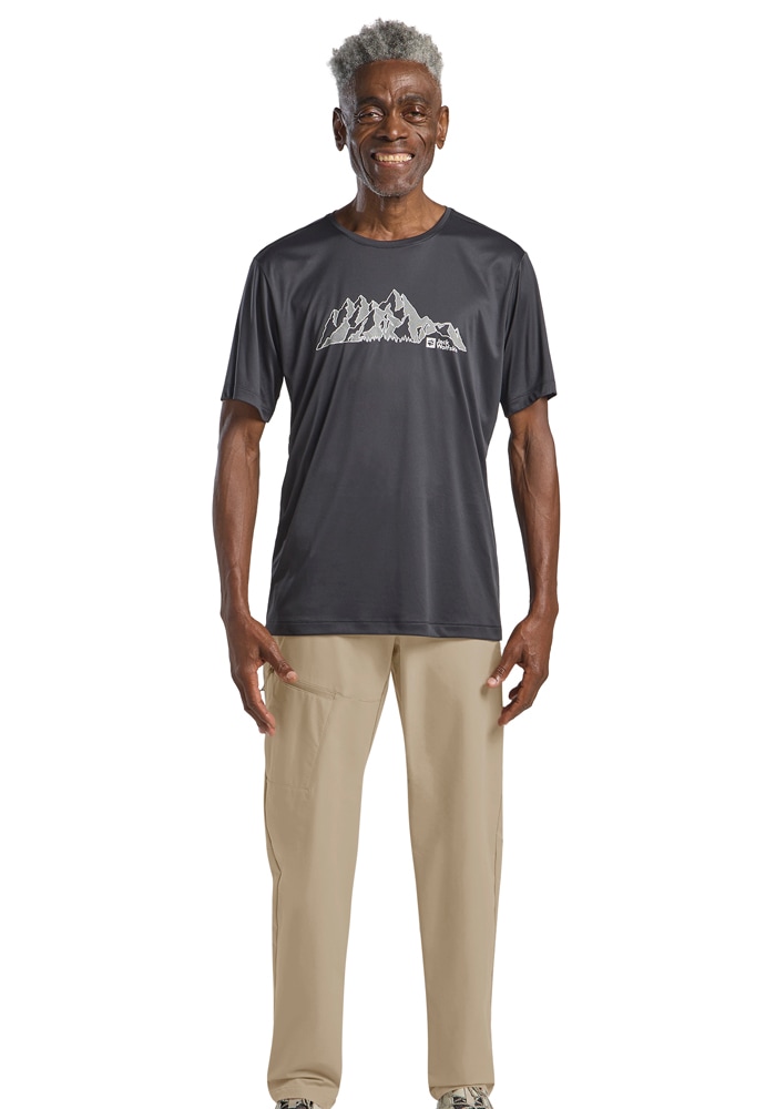 Jack Wolfskin Pantalon softshell »PICO TRAIL PANTS M«  Avec poche cuisse, déperlant, respirant
