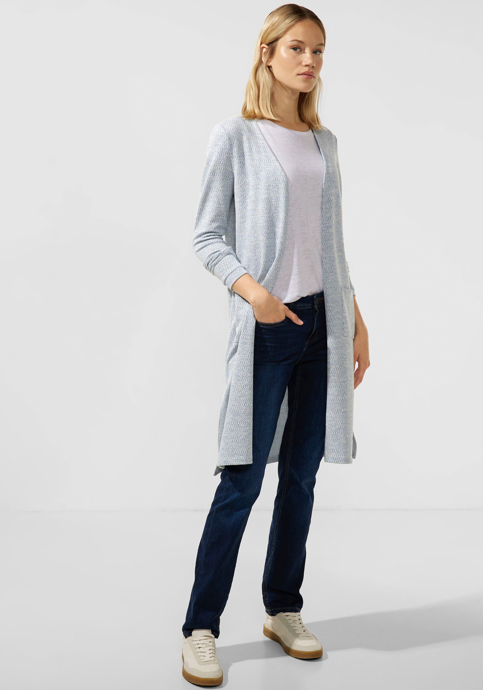 STREET ONE Longsleeve mit Eingrifftaschen