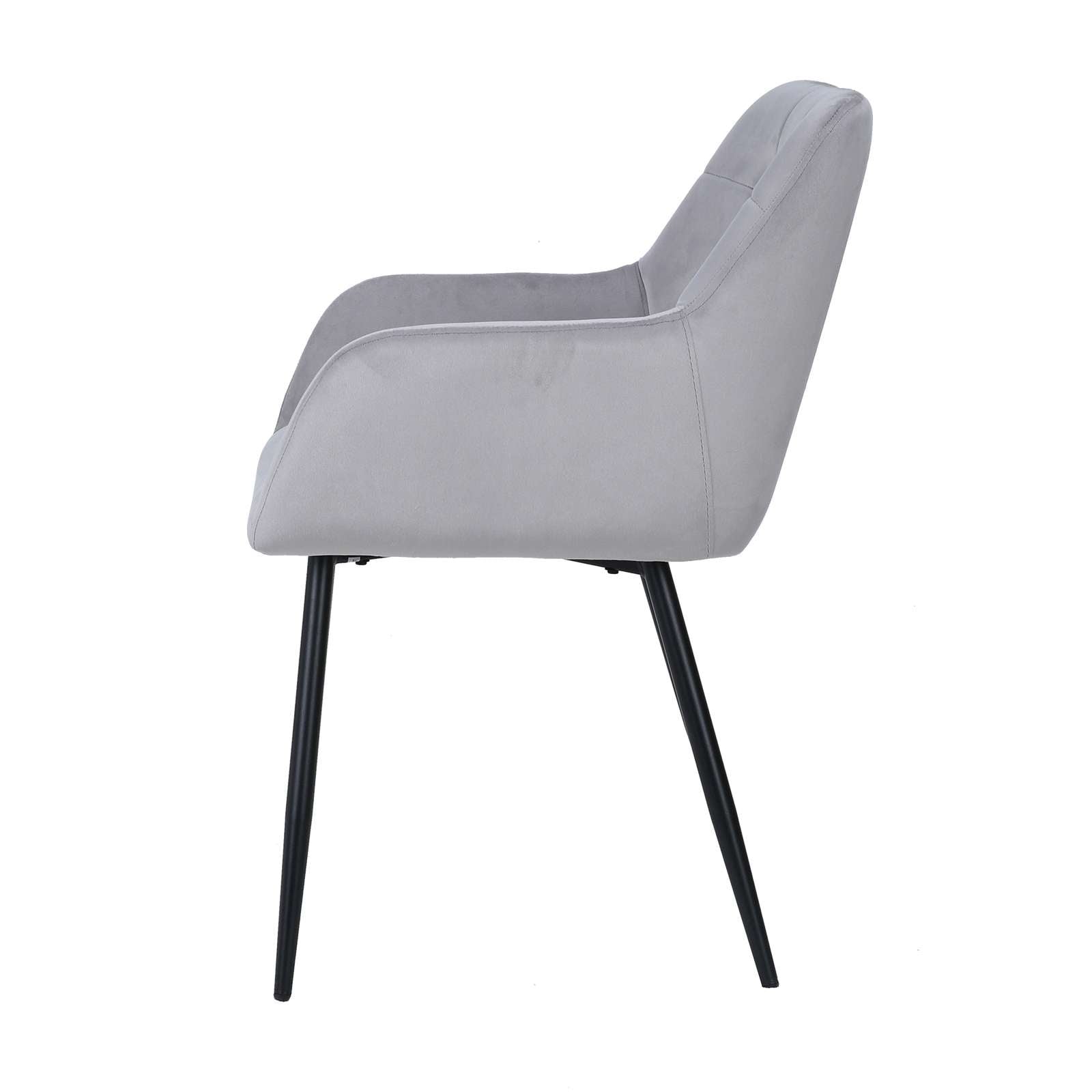 GOODproduct Chaise de salle à manger »Bostony« () 2 cuisgepolsterte Rückenlehne, Armlehne und Sitzfläche, Sitzhöhe 49 cm