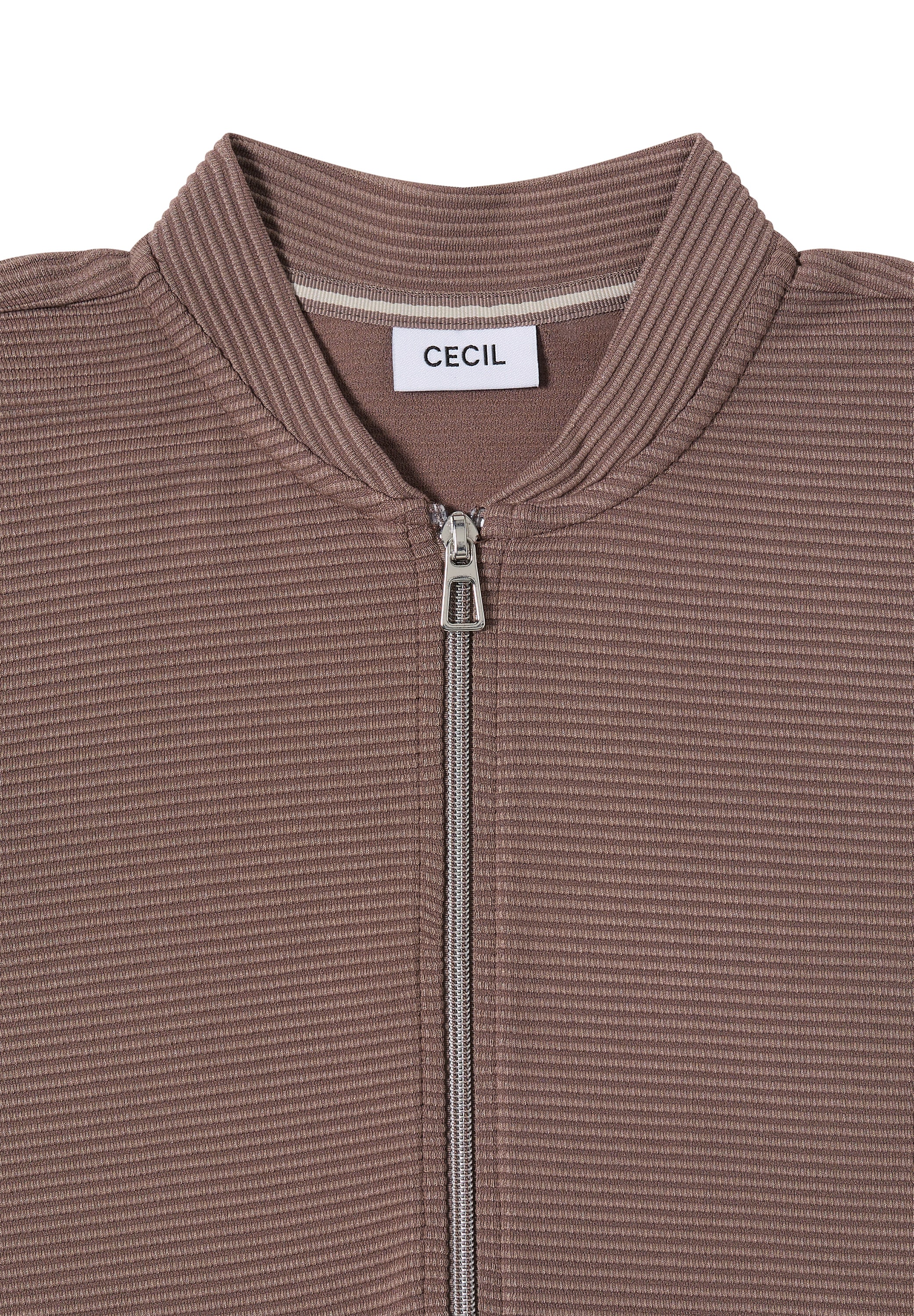 Cecil Blouson mit Reissverschluss, im Ottoman-Look