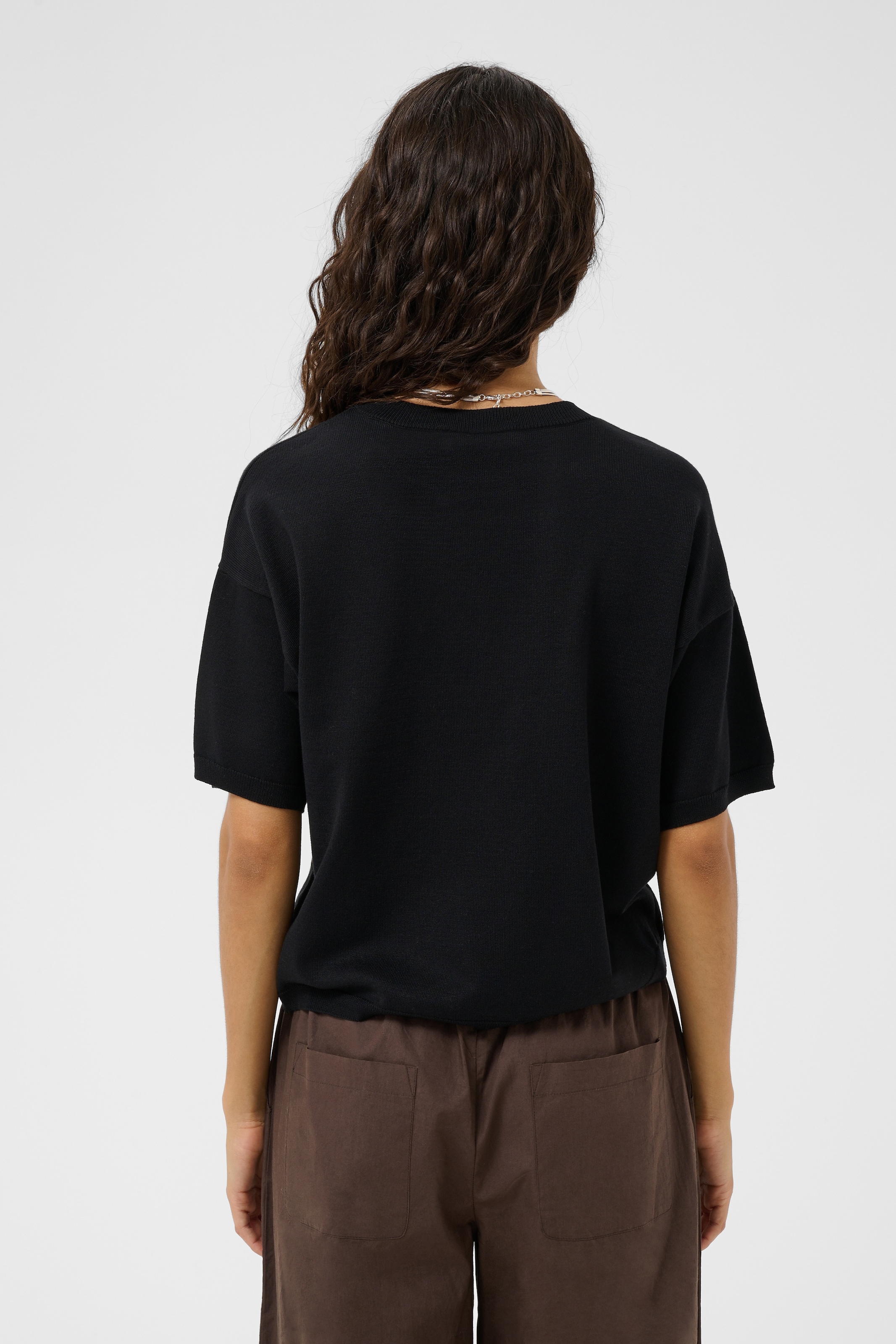 Saint Tropez Pull en tricot »MilaSZ Boxy SS Pullover« mélange viscose, coupe oversize
