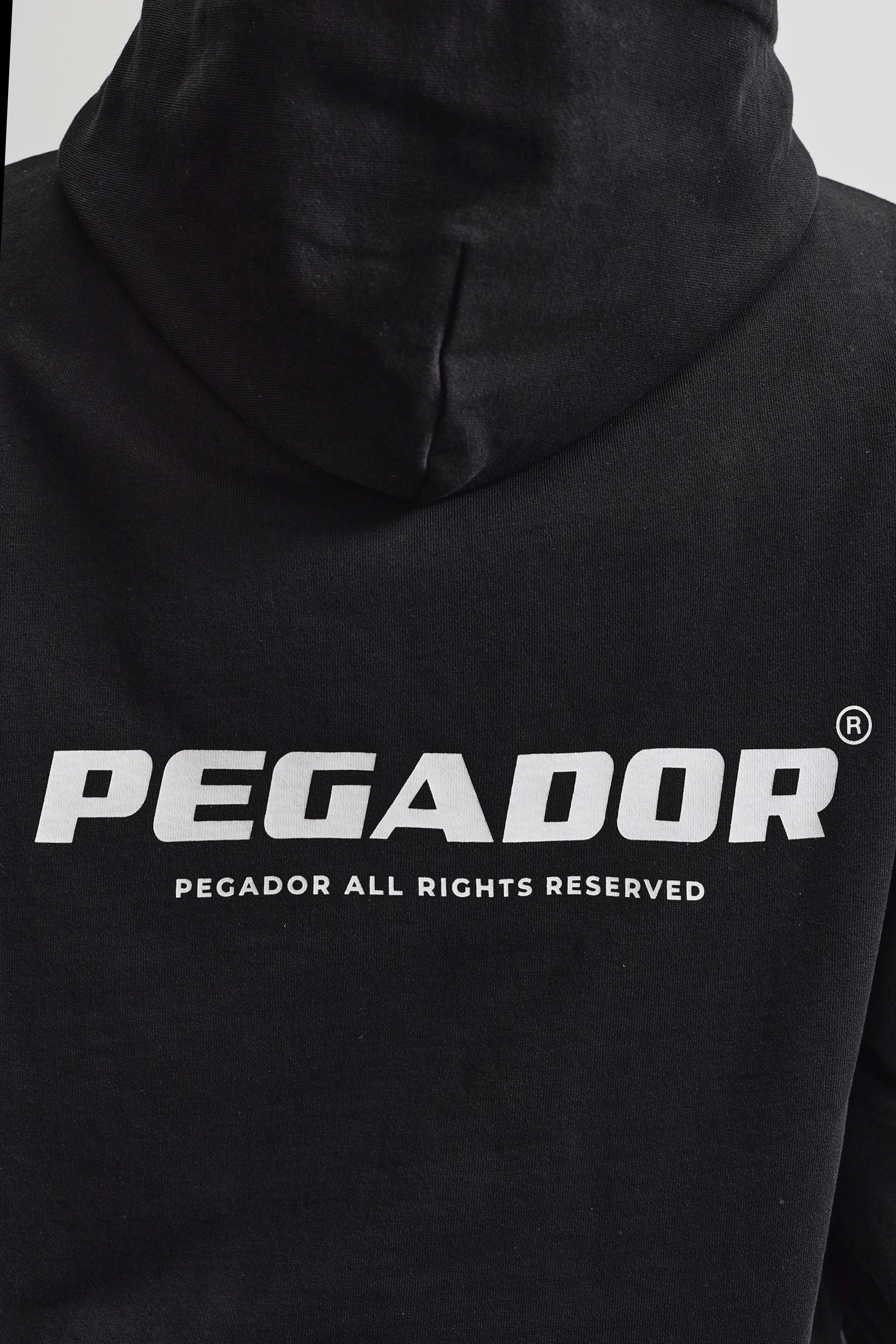 PEGADOR Sweat à capuche »ATNA LOGO OVERSIZED HOODIE«, mélange de coton, oversize
