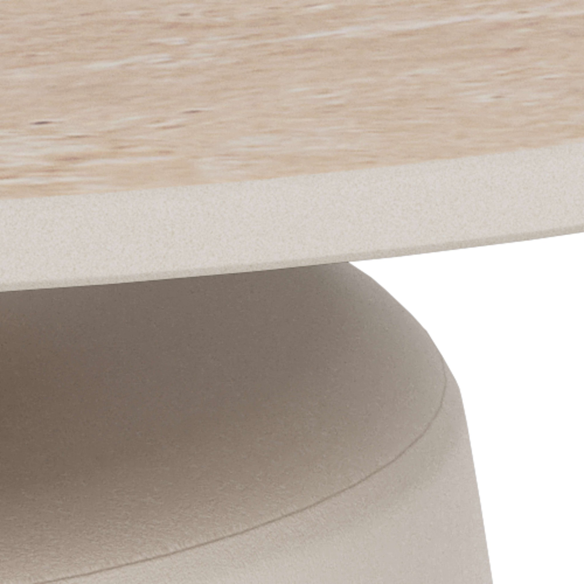 ACTONA GROUP Table basse »Kaffeetisch, Beistelltisch« Table, céramique, colonne, Ø70x39cm
