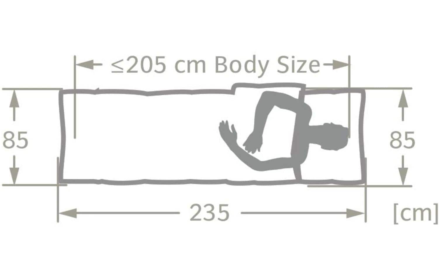 VAUDE Sac de couchage à couverture »Navajo 500 XL II SYN«