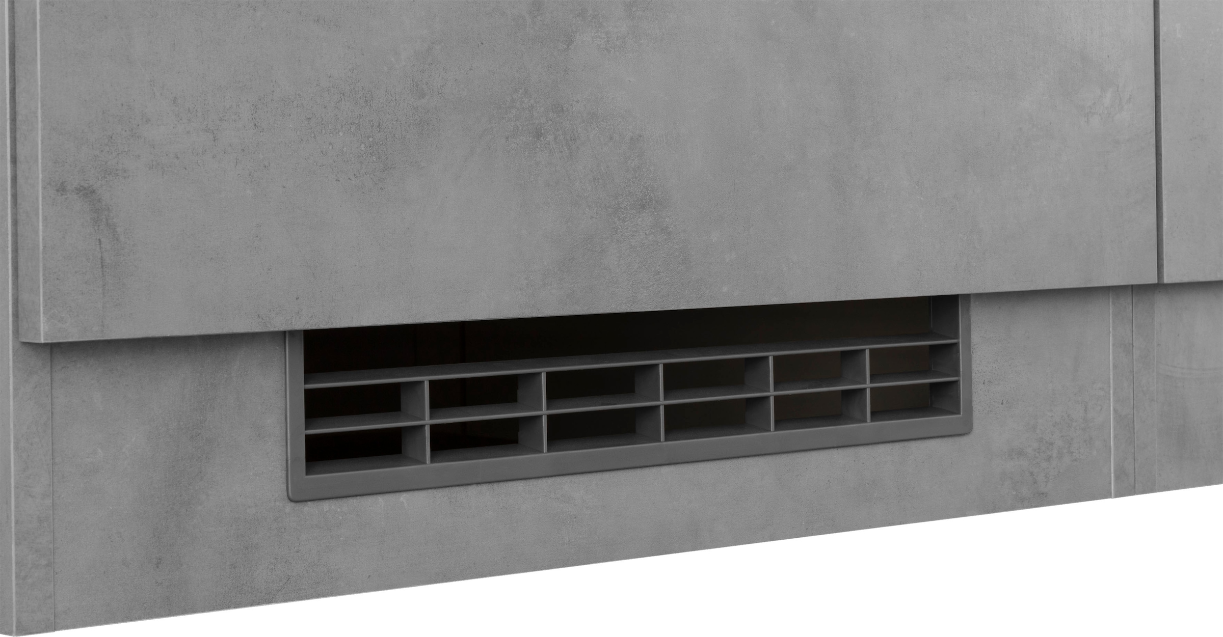 wiho Küchen Küche »Cali« Kühlumbauschrank mit Stauraum, wahlweise mit E-Geräten, Breite 90 cm