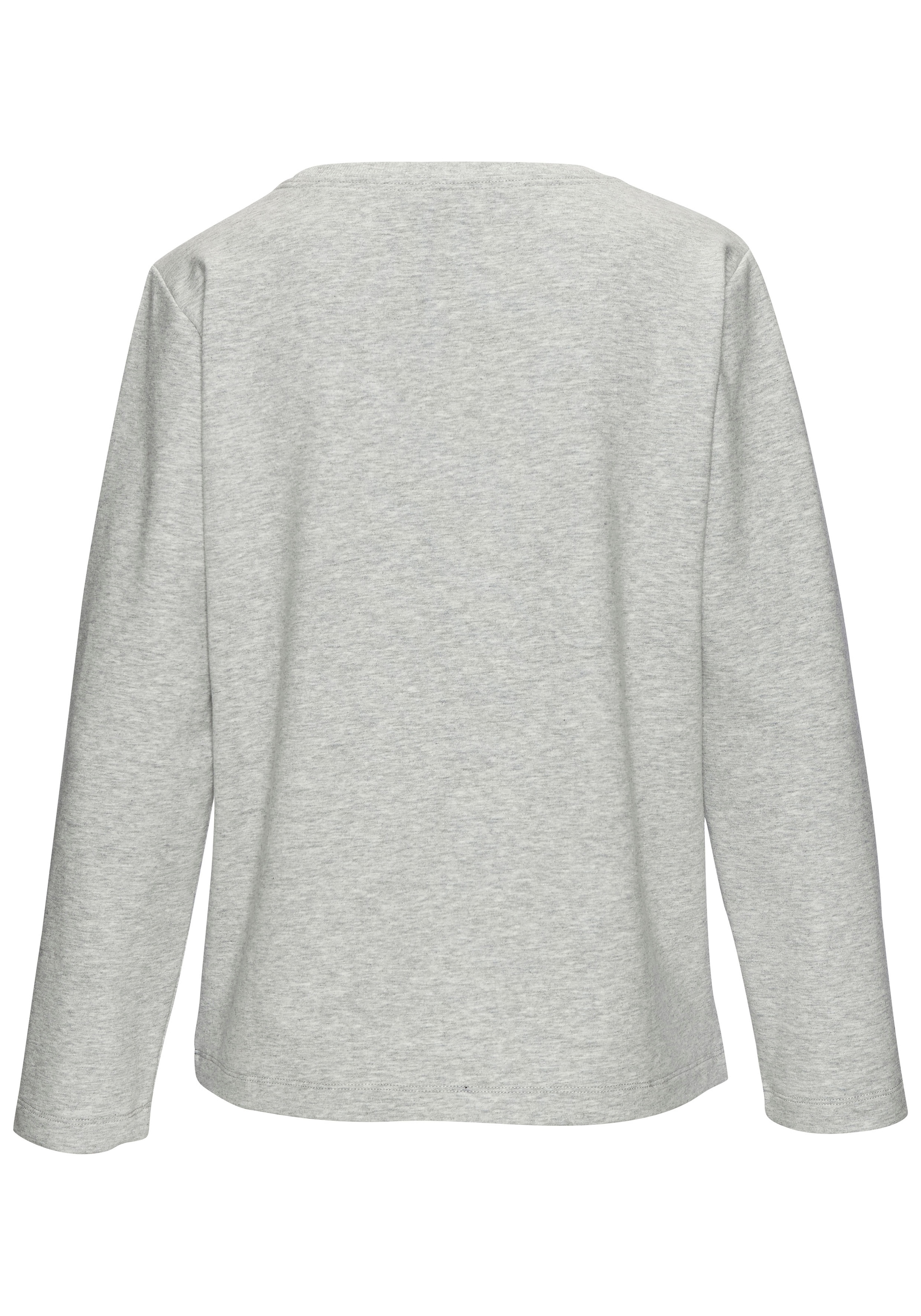 Copenhagen Studios T-shirt à manches longues avec broderie de logo de haute qualité