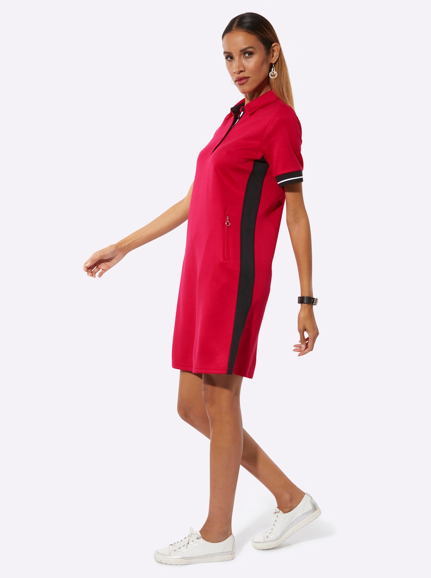 creation L Robe t-shirt »Modal-Mix-Polokleid«