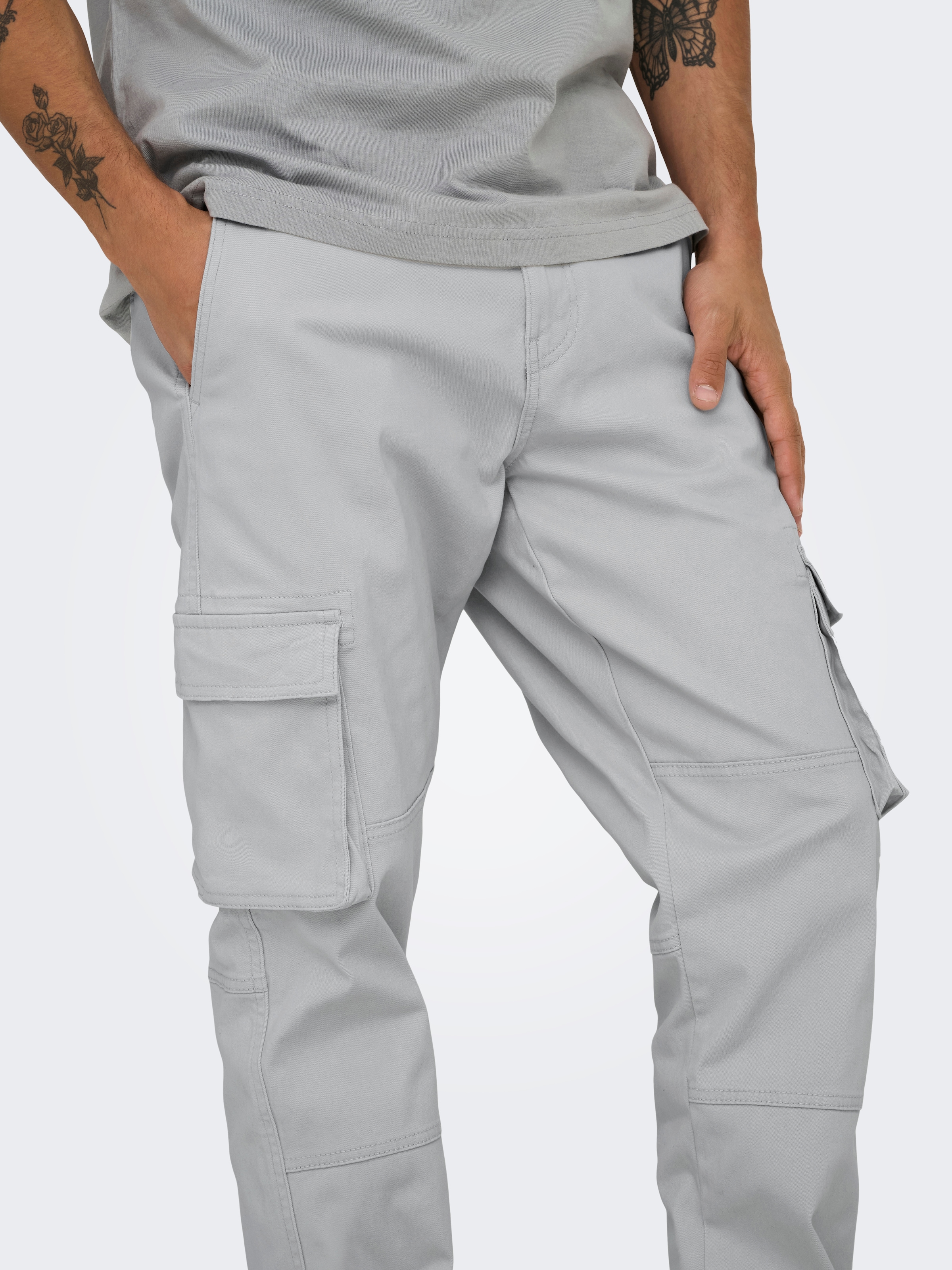 ONLY & SONS Pantalon cargo »ONSCAM STAGE CARGO CUFF LIFE 6687 NOOS«