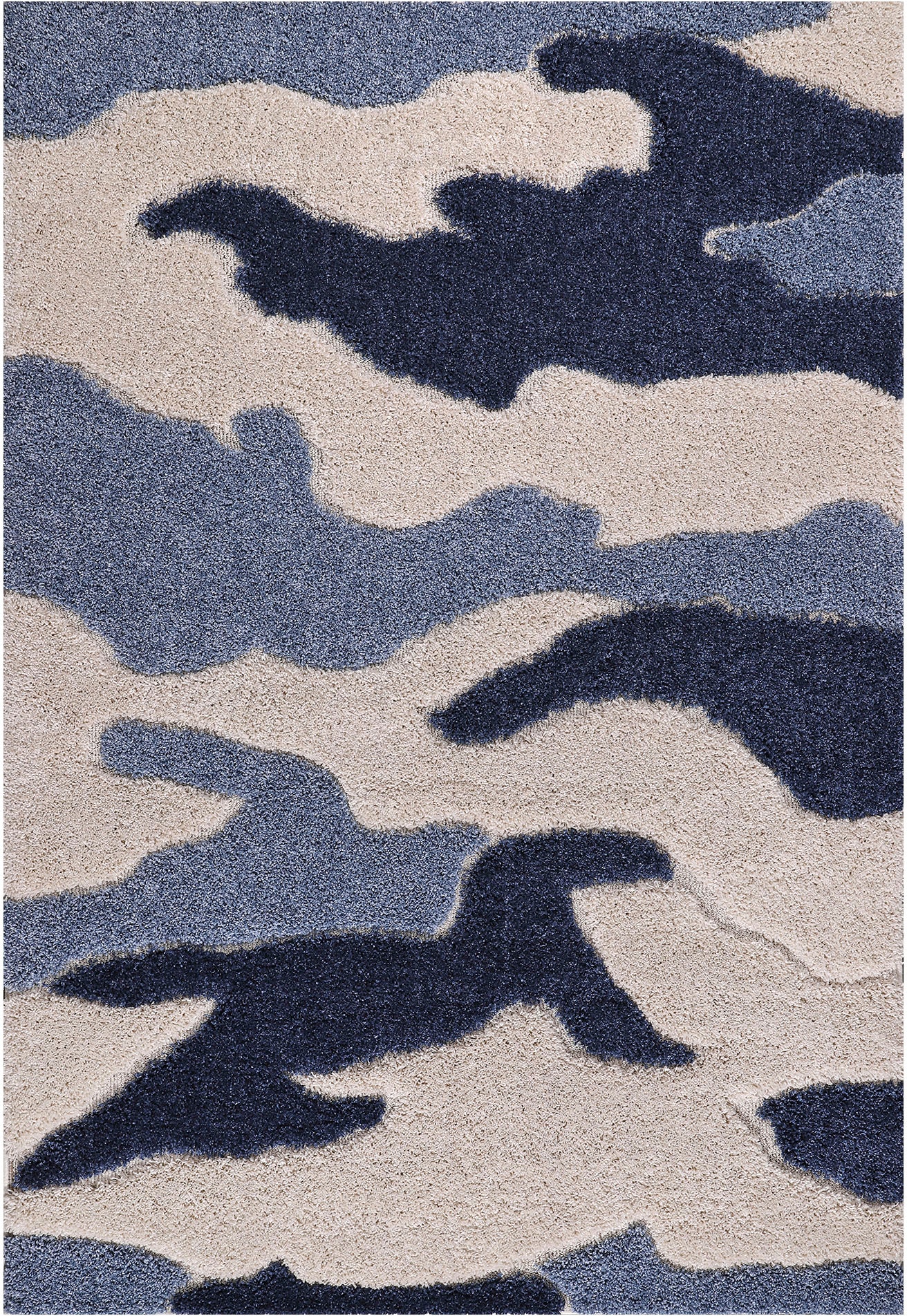 Sanat Tapis à poils longs »Luxus 3508« Rectangulaire 30 mm Höhe robuster Langflor, weich, Wohnzimmer, Schlafzimmer