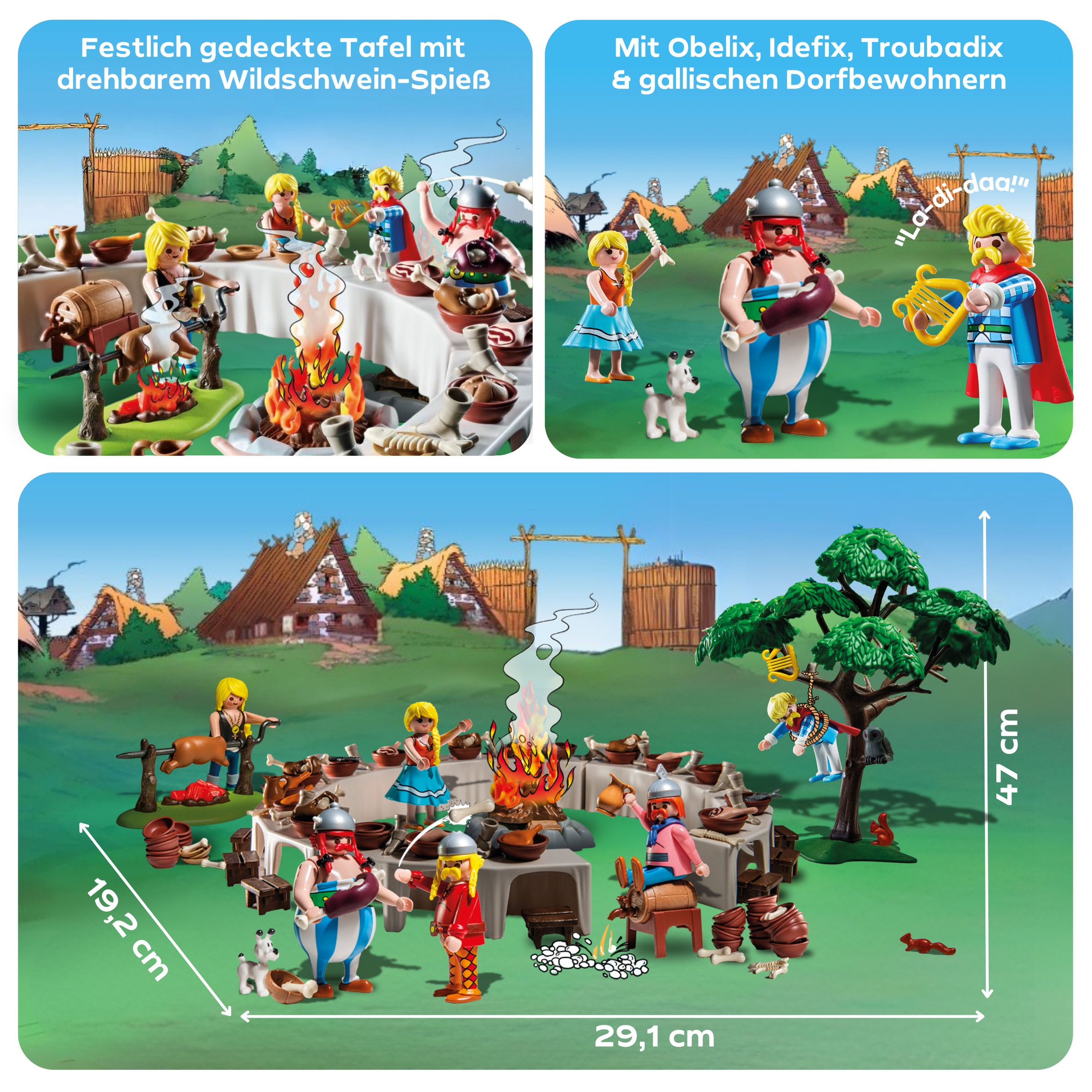 Playmobil® Jeu de construction »Asterix: Das Dorfbankett (71827), Playmobil Asterix« Made in Europe