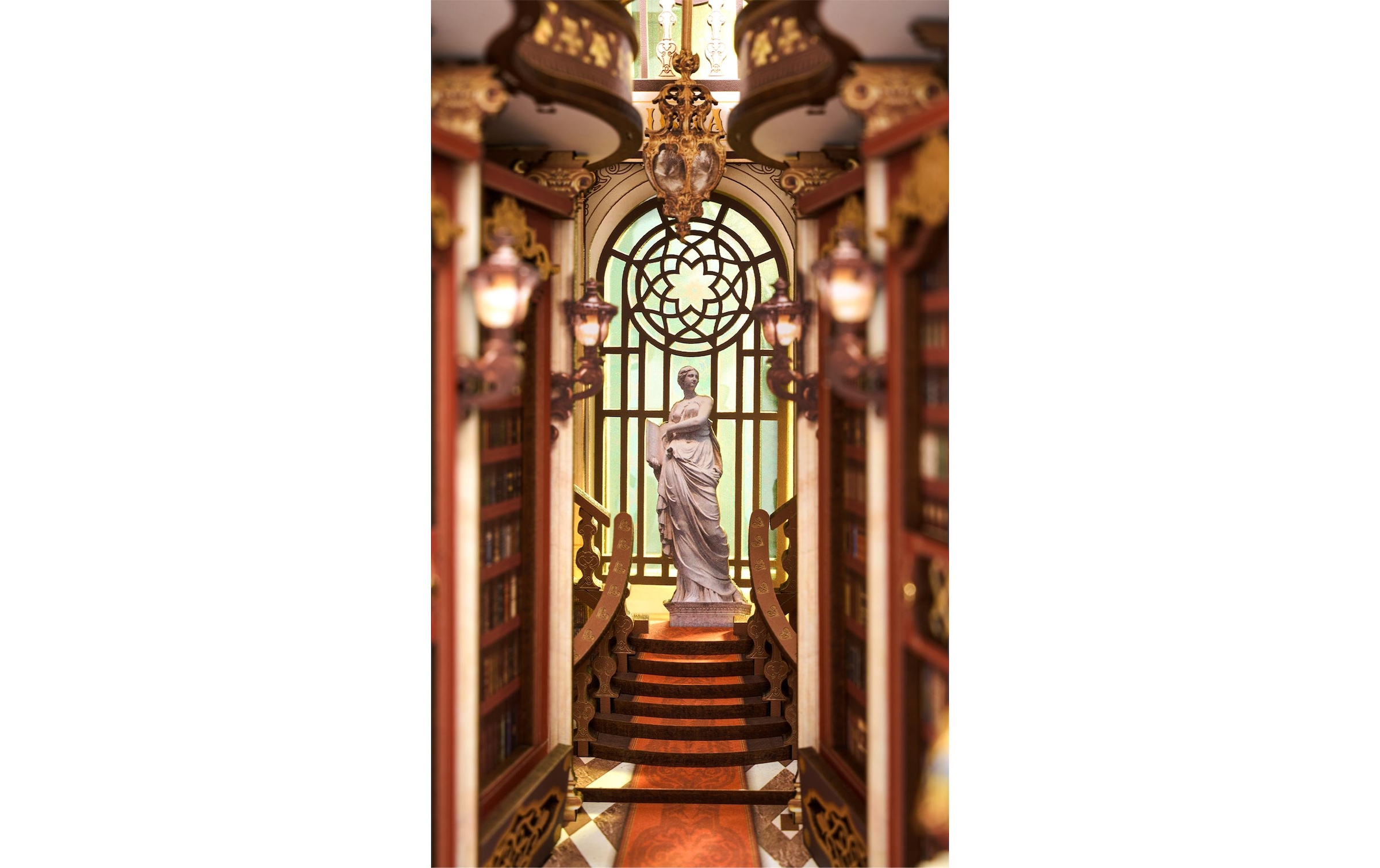   Modellbausatz »Rolife Library of Wonders Holzbausatz Sperrholz 258 Teile« 258 Stk. tlg.