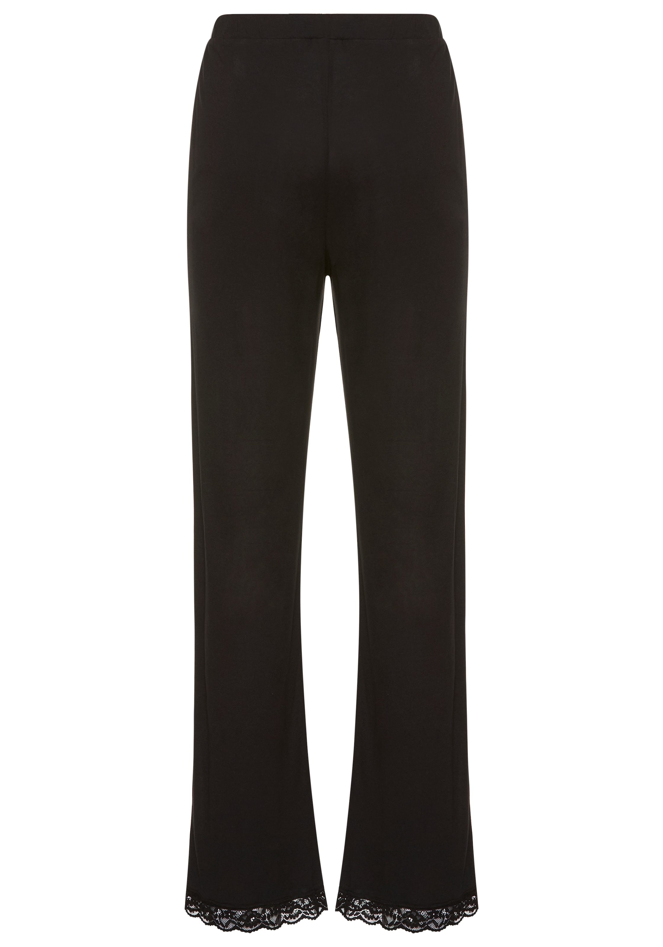 LASCANA Pantalon de nuit  mit Spitzenbesatz  am Beinaum