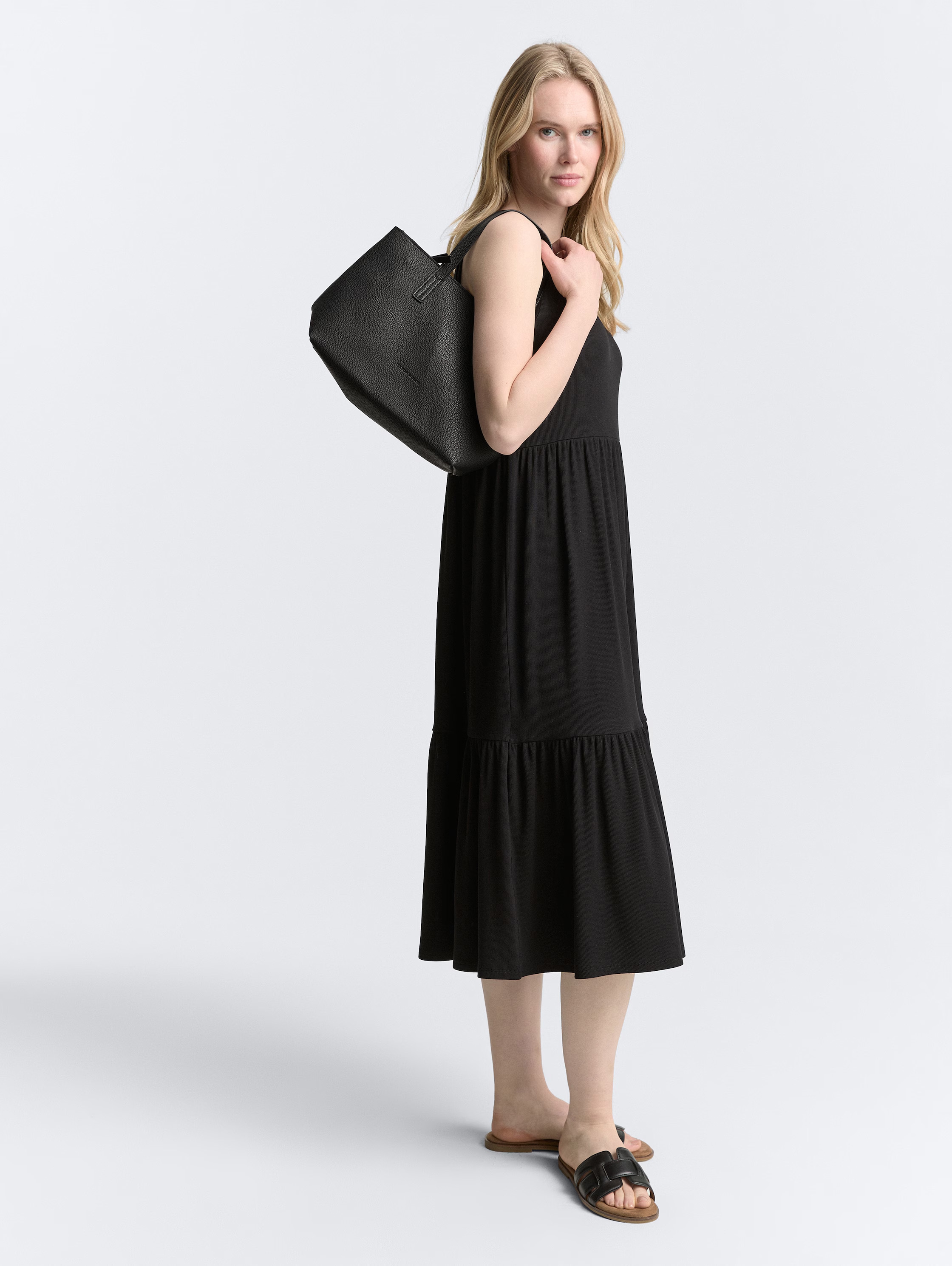 TOM TAILOR Shopper »Marla« aus fein genarbtem Lederimitat aussen und weichem Suede-Imitat Futter
