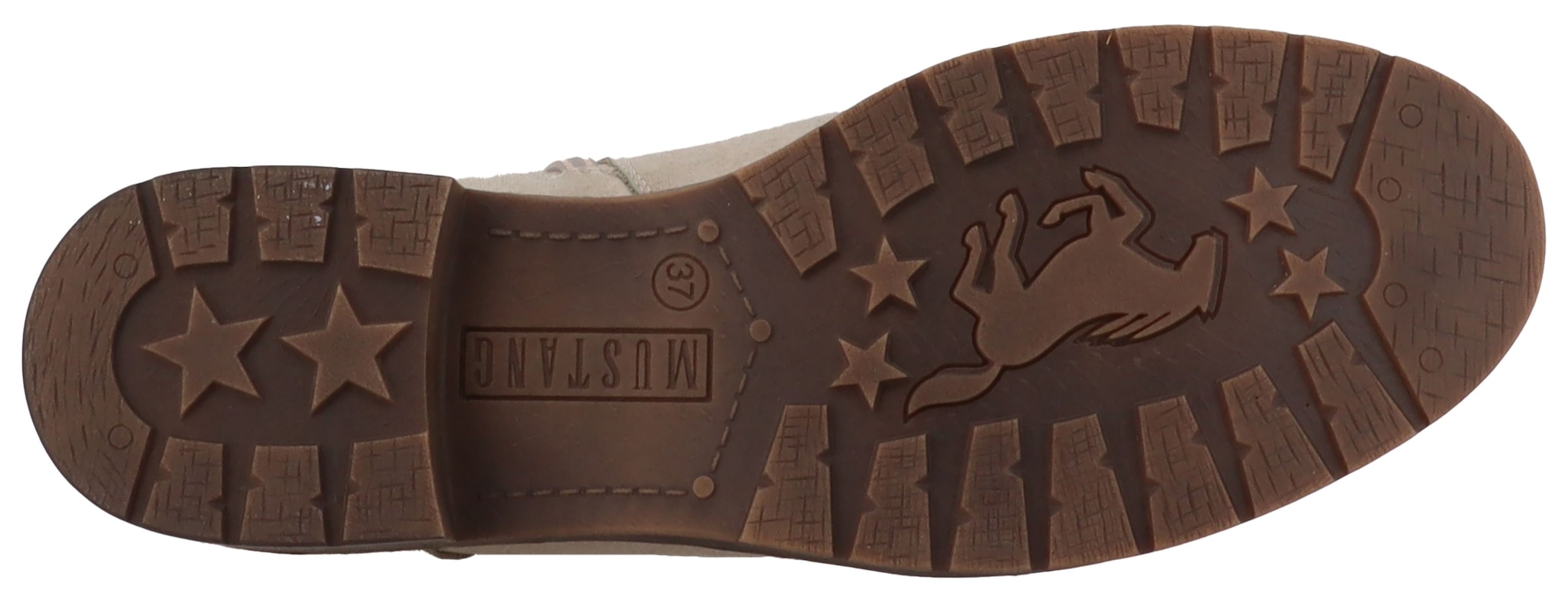 Mustang Shoes Bottes d'hiver »Elfi«  bottes avec lanières décoratives et talon bloc