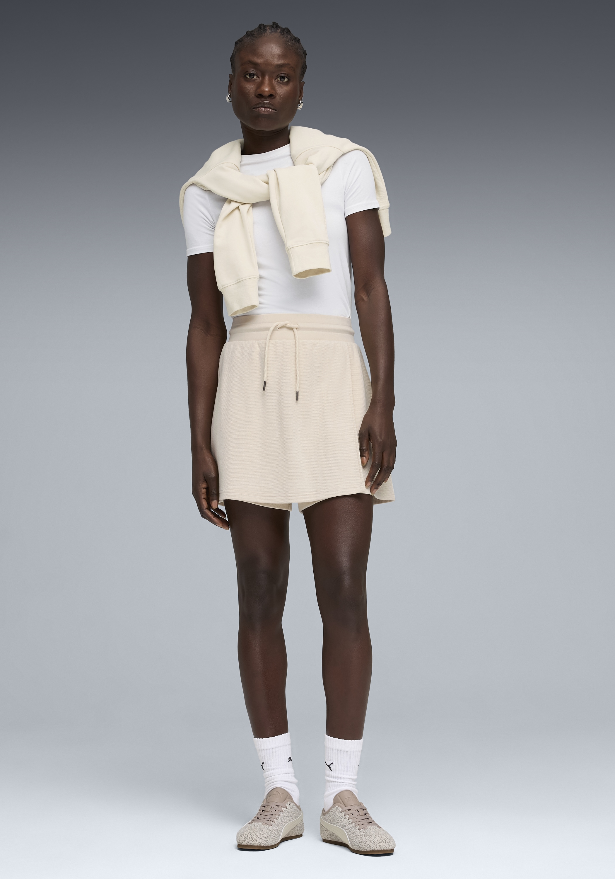 PUMA Sweatrock »CLASS HIGH-WAIST SKORT« aus Baumwollmischung, für sportliche Aktivitäten, sportlicher Stil