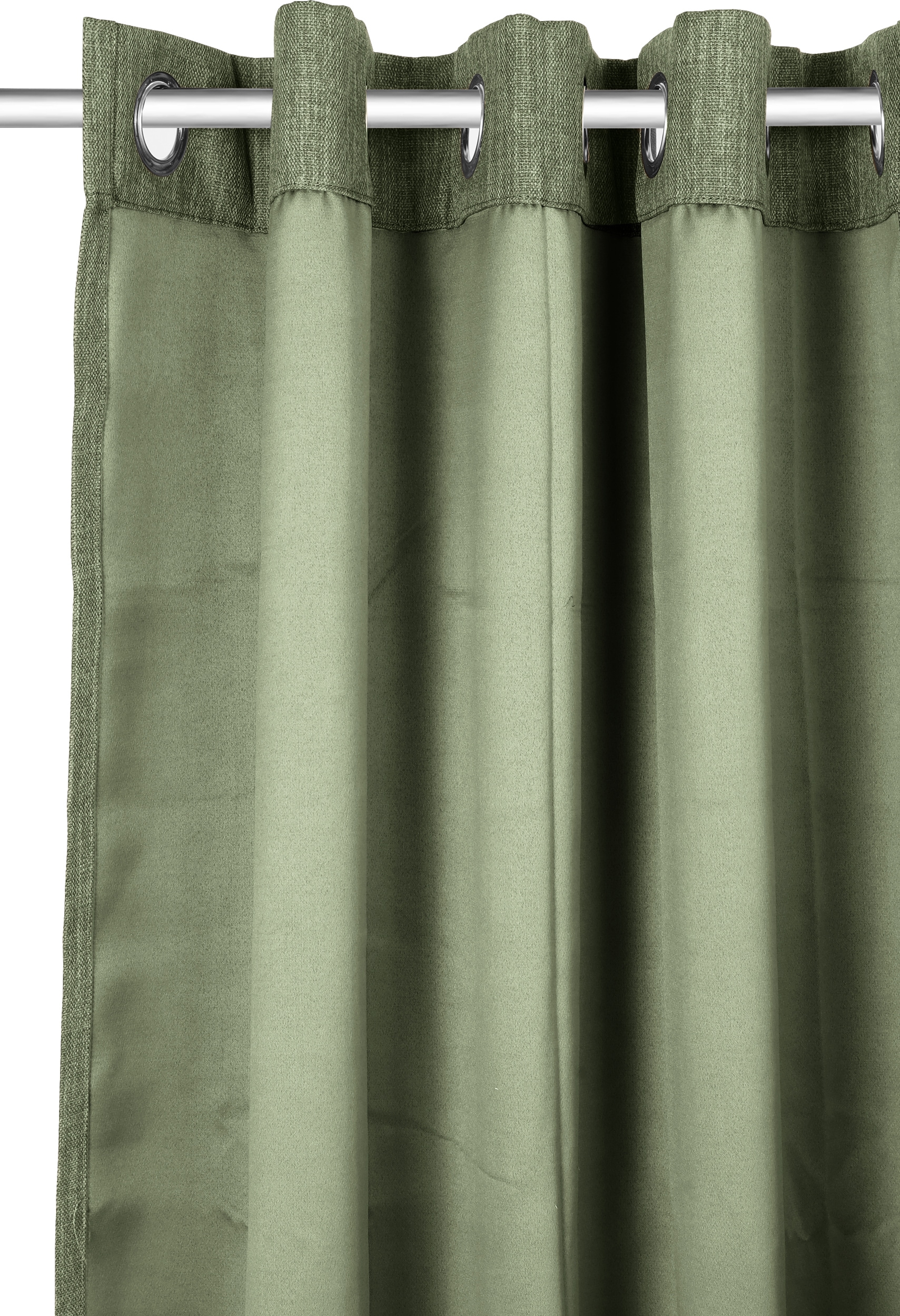 Bruno Banani Verdunkelungsvorhang »Bela« Ösen 1 Stk. tlg. blickdicht, meliert, verschiedene Grössen,