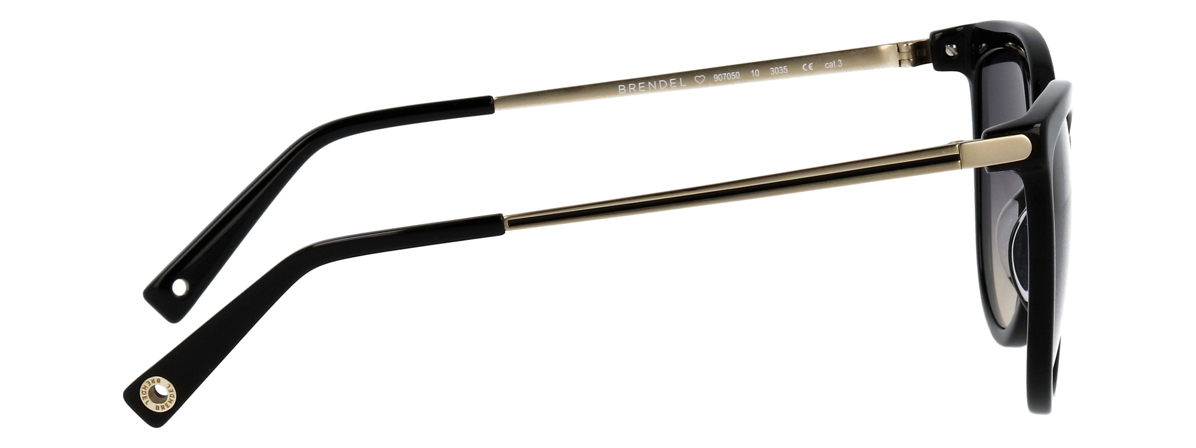 BRENDEL eyewear Lunettes de soleil »Modell 907050« forme féminine, logo sur branche, monture combinée