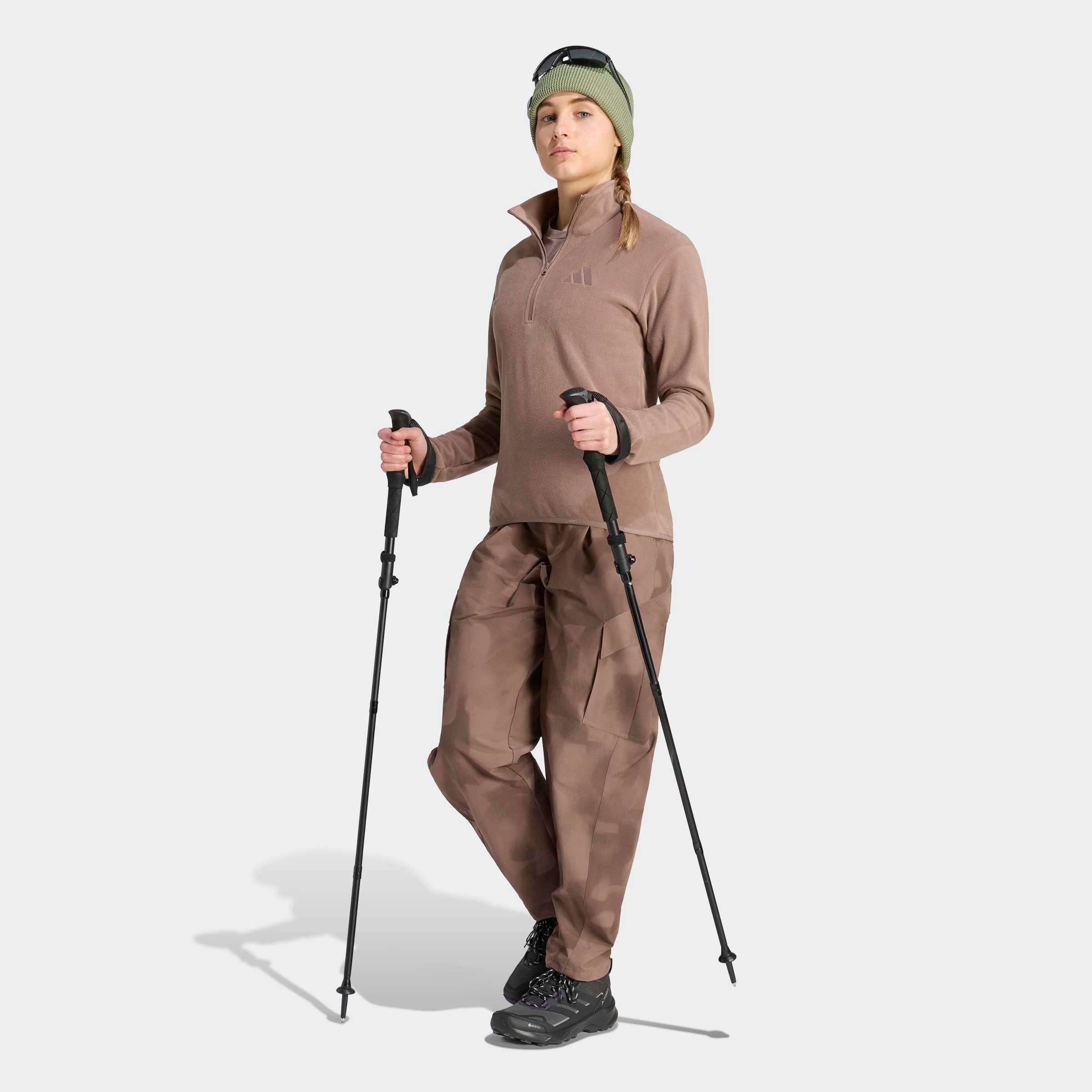 adidas TERREX Rollkragenshirt »MULTI ESSENTIALS HALF ZIP FLEECE T« sportlicher Stil, für Sportmode und Streetwear, mit Reissverschluss