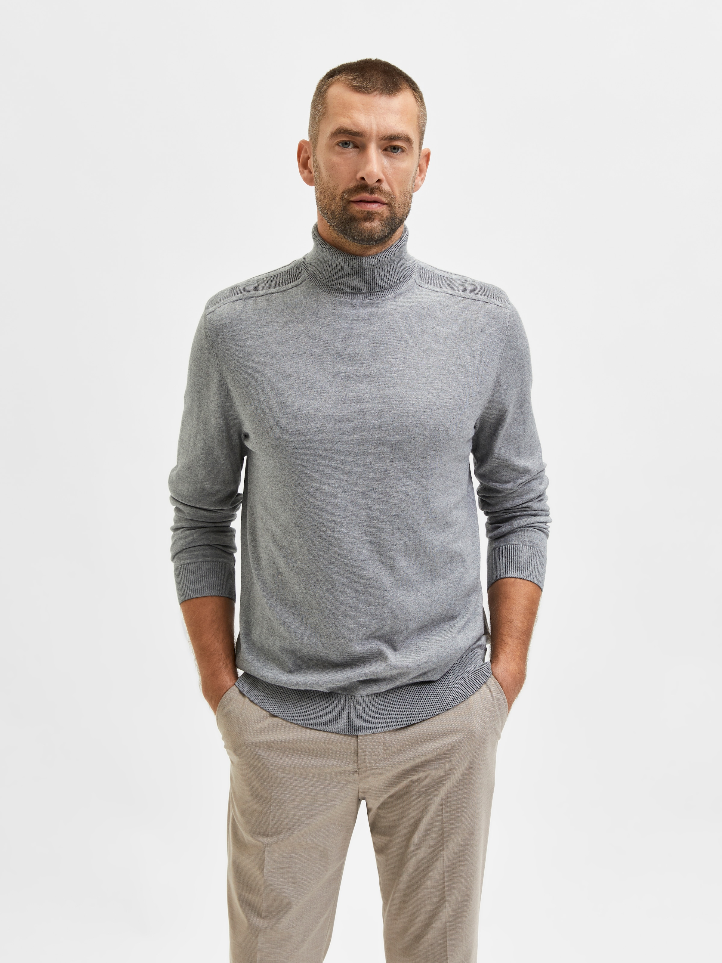 SELECTED Pull à col roulé »SLHBERG ROLL NECK NOOS«