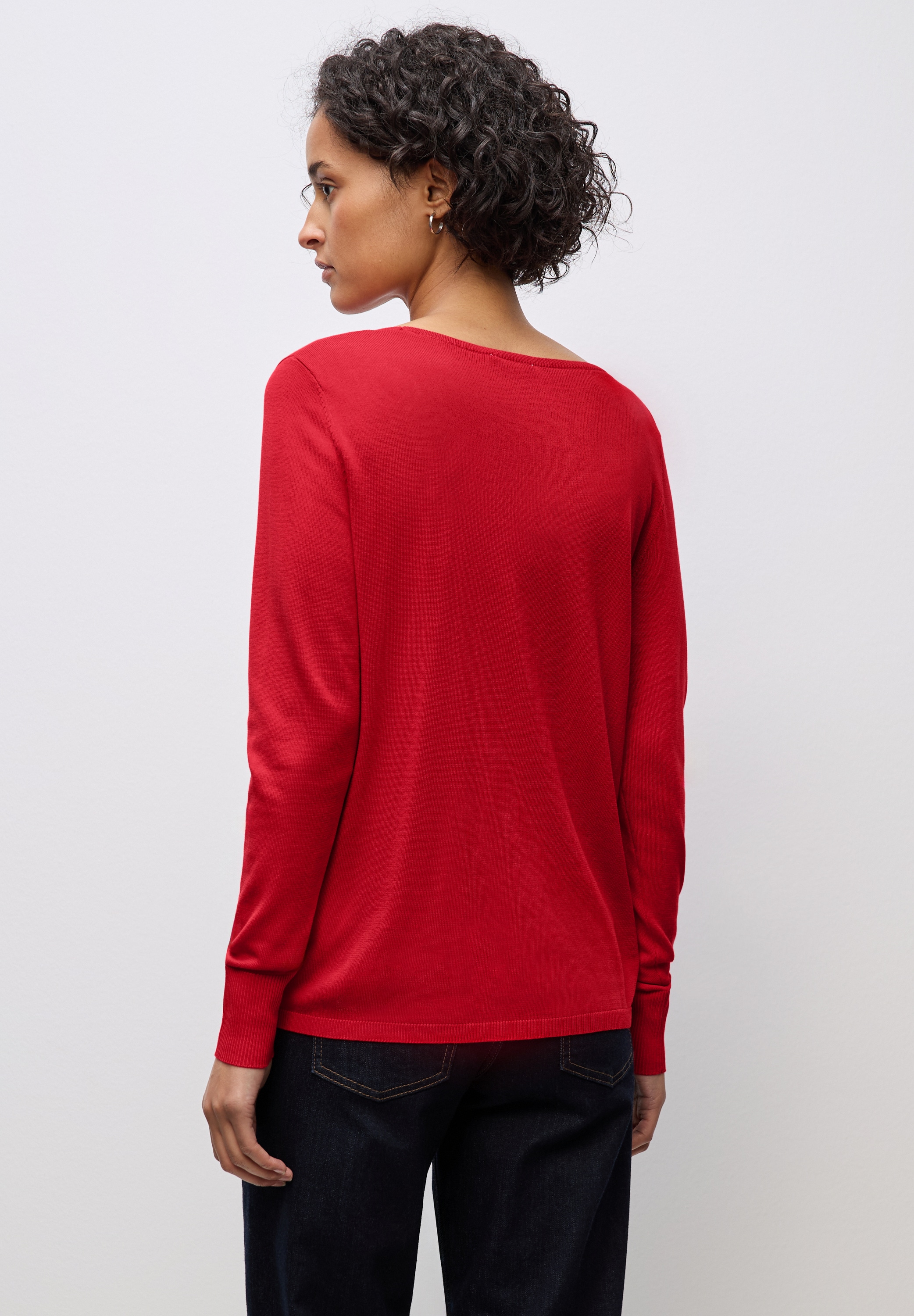 STREET ONE Pull en tricot avec encolure bateau