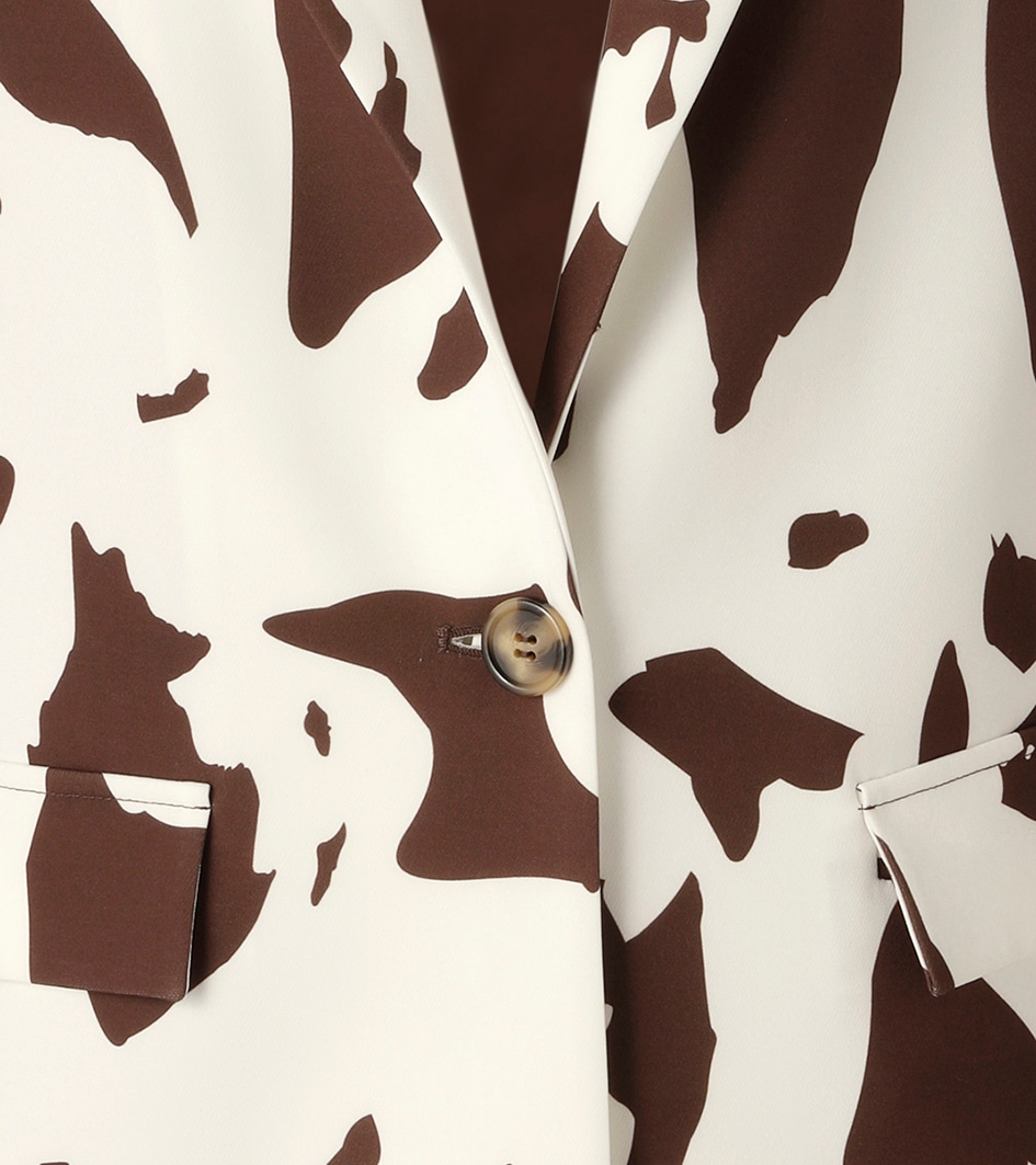 Aniston CASUAL Blazer long mit topaktuellen Kuh-Flecken -jedes Teil ein Unikat - NEUE KOLLEKION