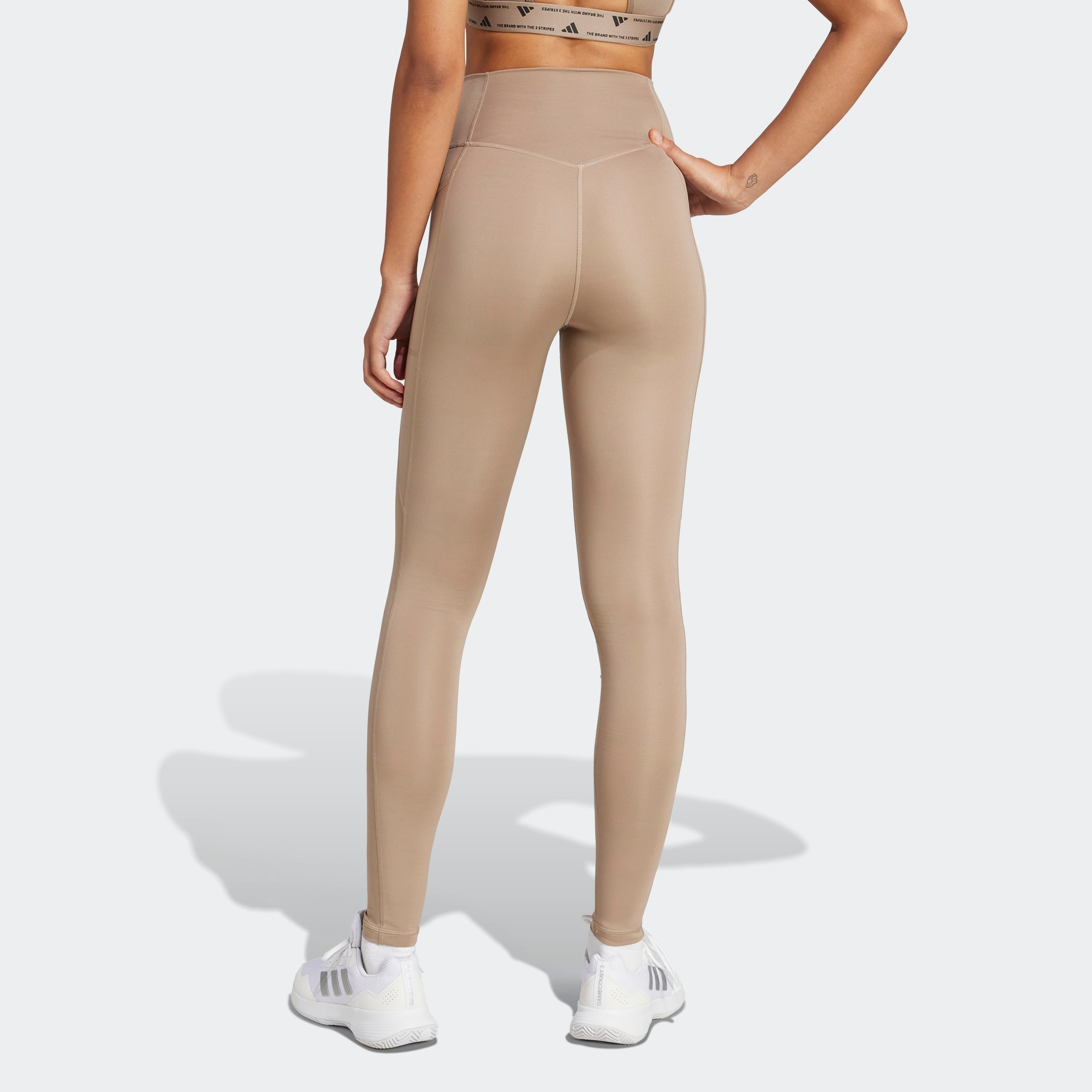 adidas Performance Caleçon d'entraînement »OPTIMÉ ESSENTIALS STASH POCKET LEGGINGS, KOMPLETTE LÄNGE«  pour fitness, avec technologie Climacool®, sans fermeture
