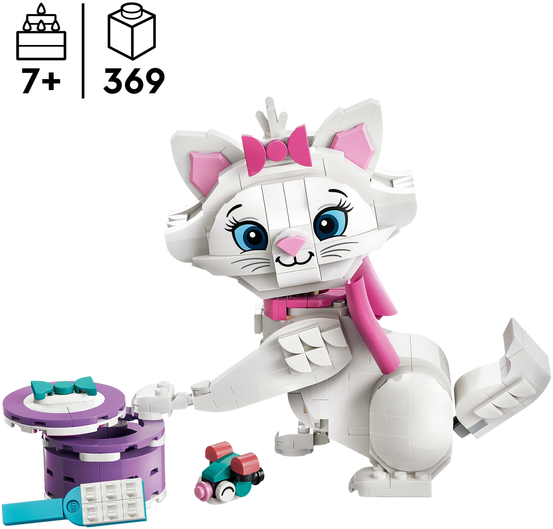 LEGO® Pions de construction »Aristocats: Bezaubernde Marie (43286), LEGO Disney Classic« fabriqué en Europe,