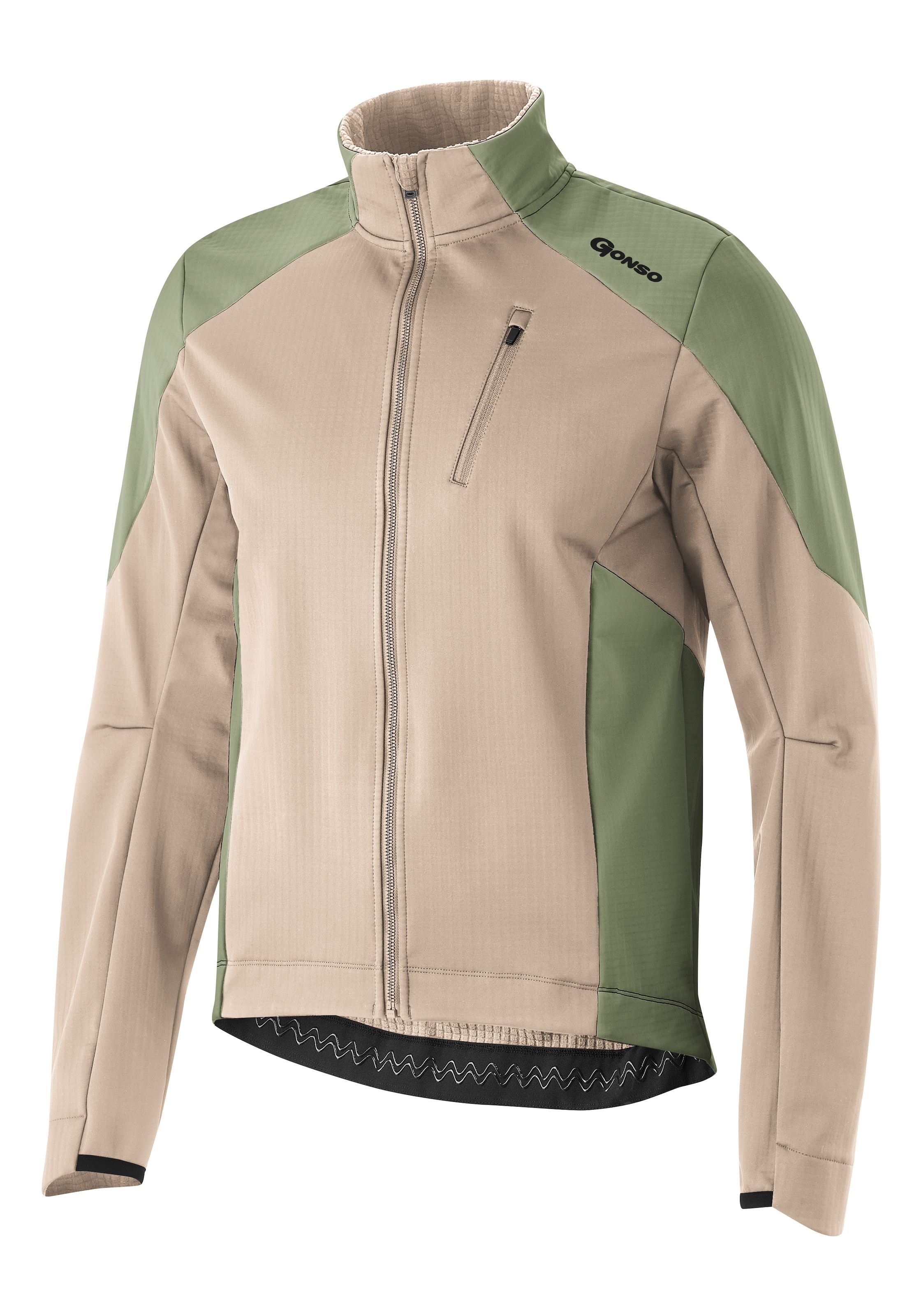 Gonso Fahrradjacke »TRAIL JACKET SOFTSHELL M« Wasserabweisend, strapazierfähig, atmungsaktiv