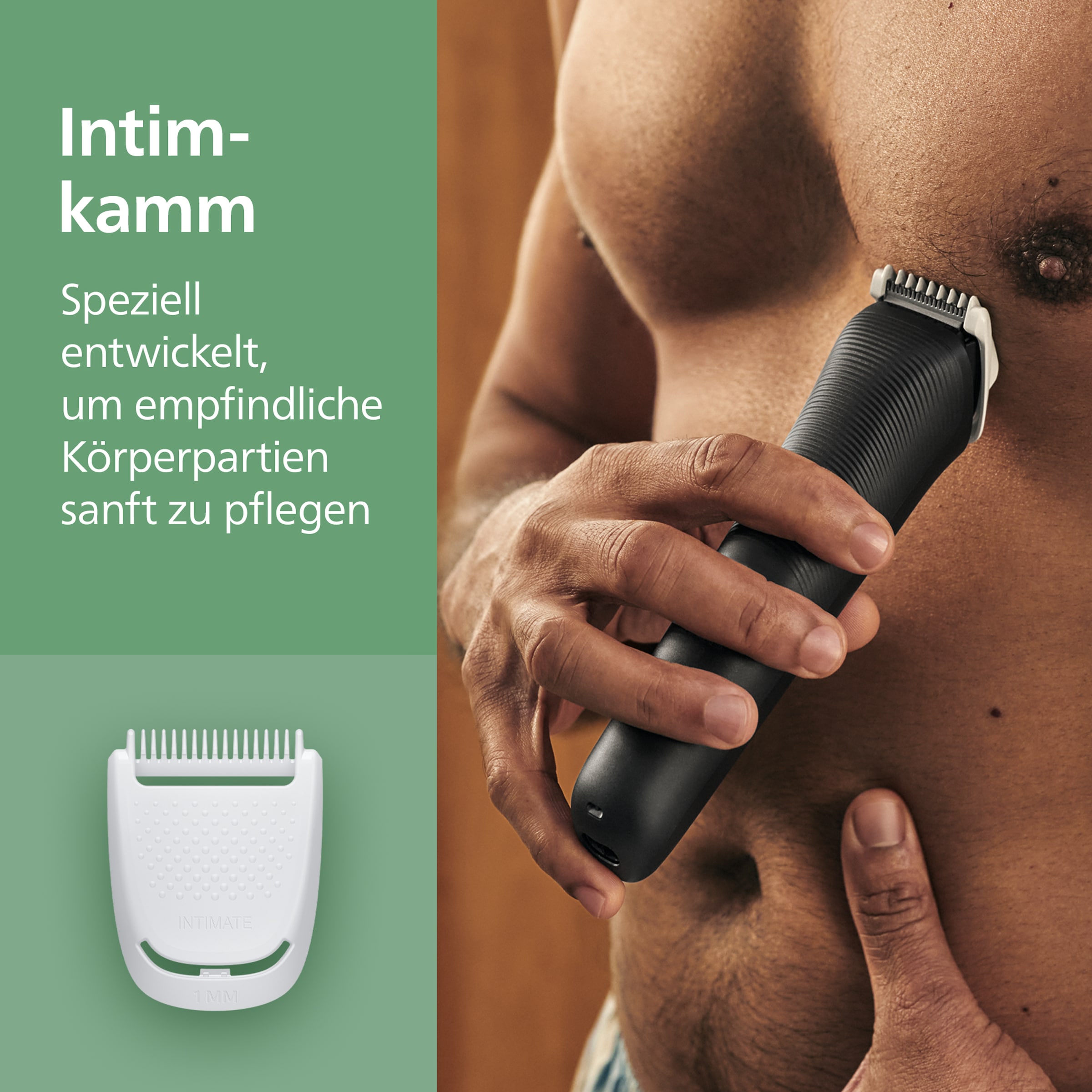 Philips Multifunktionstrimmer »Series 3000 MG3945/15« 9 Aufsätze 9-in-1-Trimmer für Gesicht, Körper und Kopfhaare