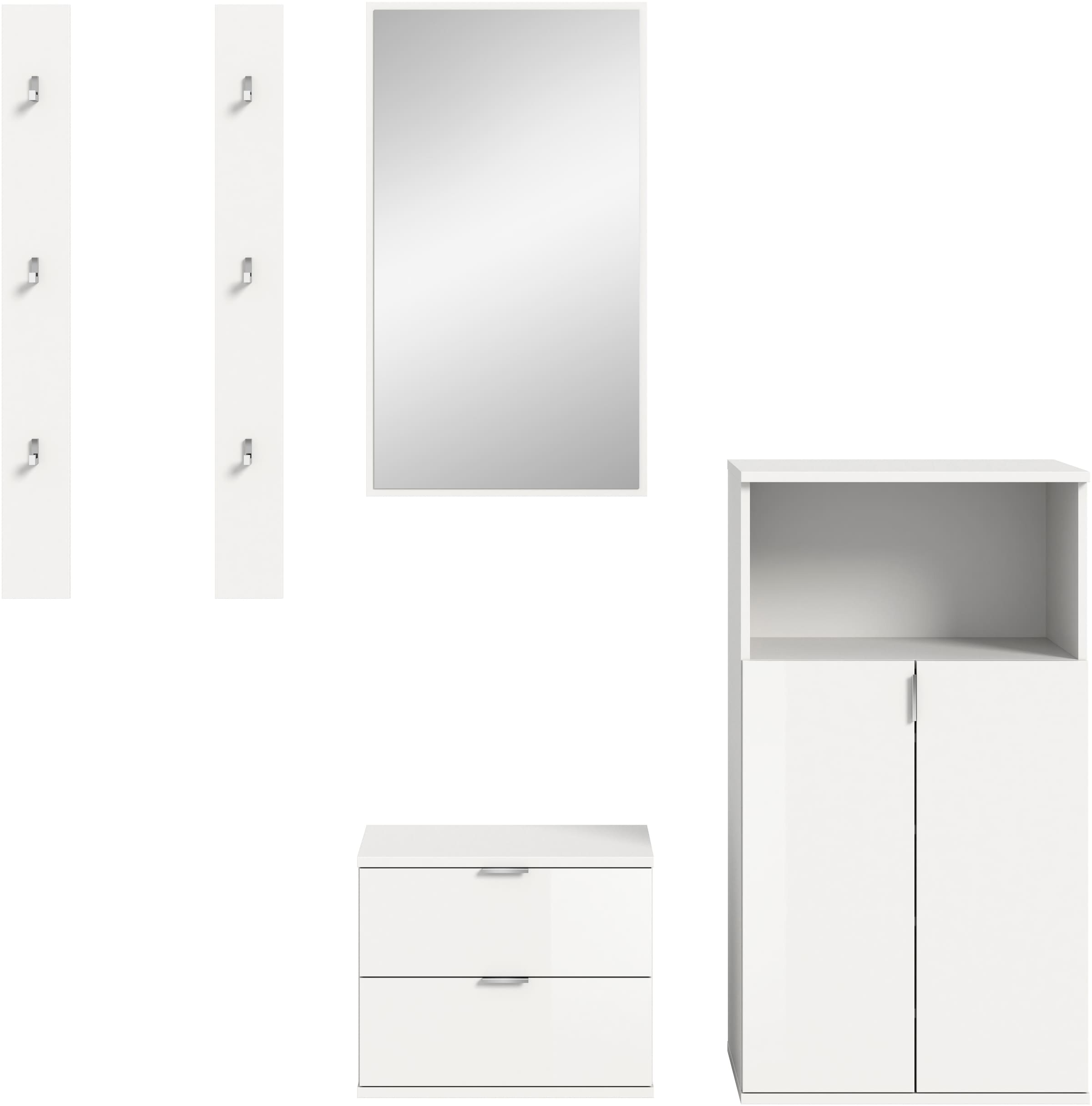 Home affaire Garderoben-Set »Trondheim, Garderobenset 4-tlg. Breite 176 cm,« 4 Stk. tlg.