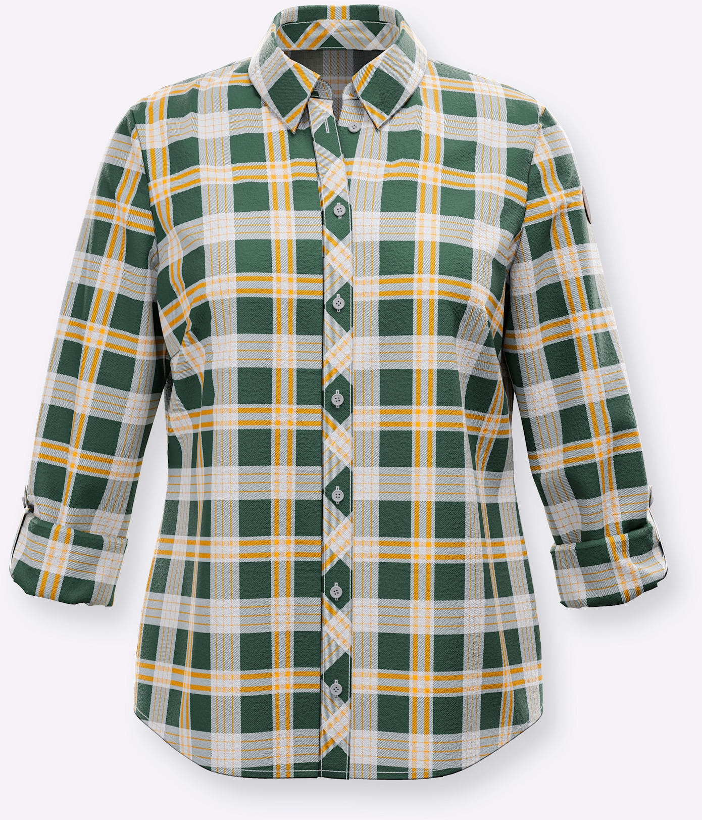 Casual Looks Blouse en flanelle