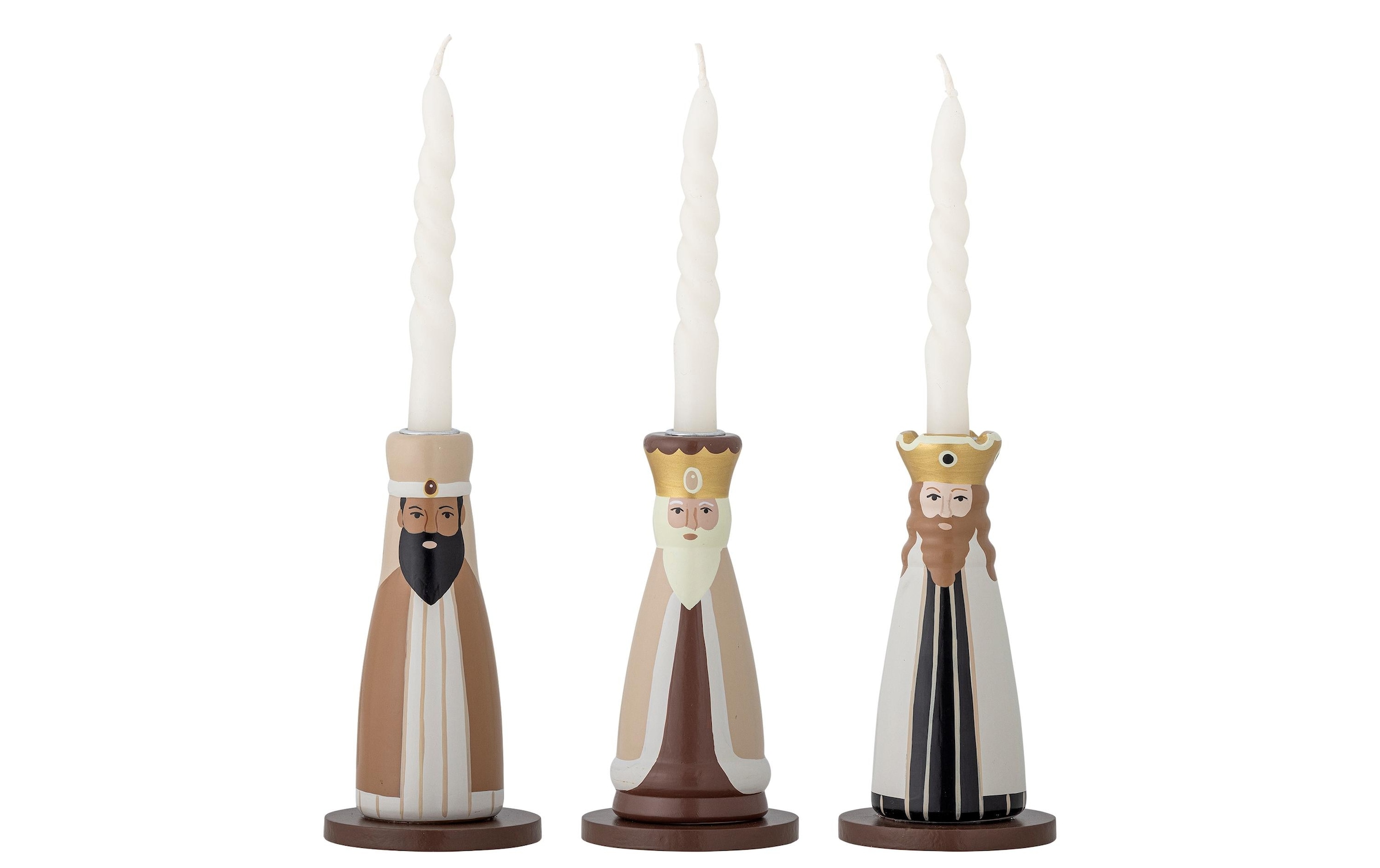 Bloomingville Photophore »Bloomingville Weihnachtswindlicht Betiel 3-er Set«